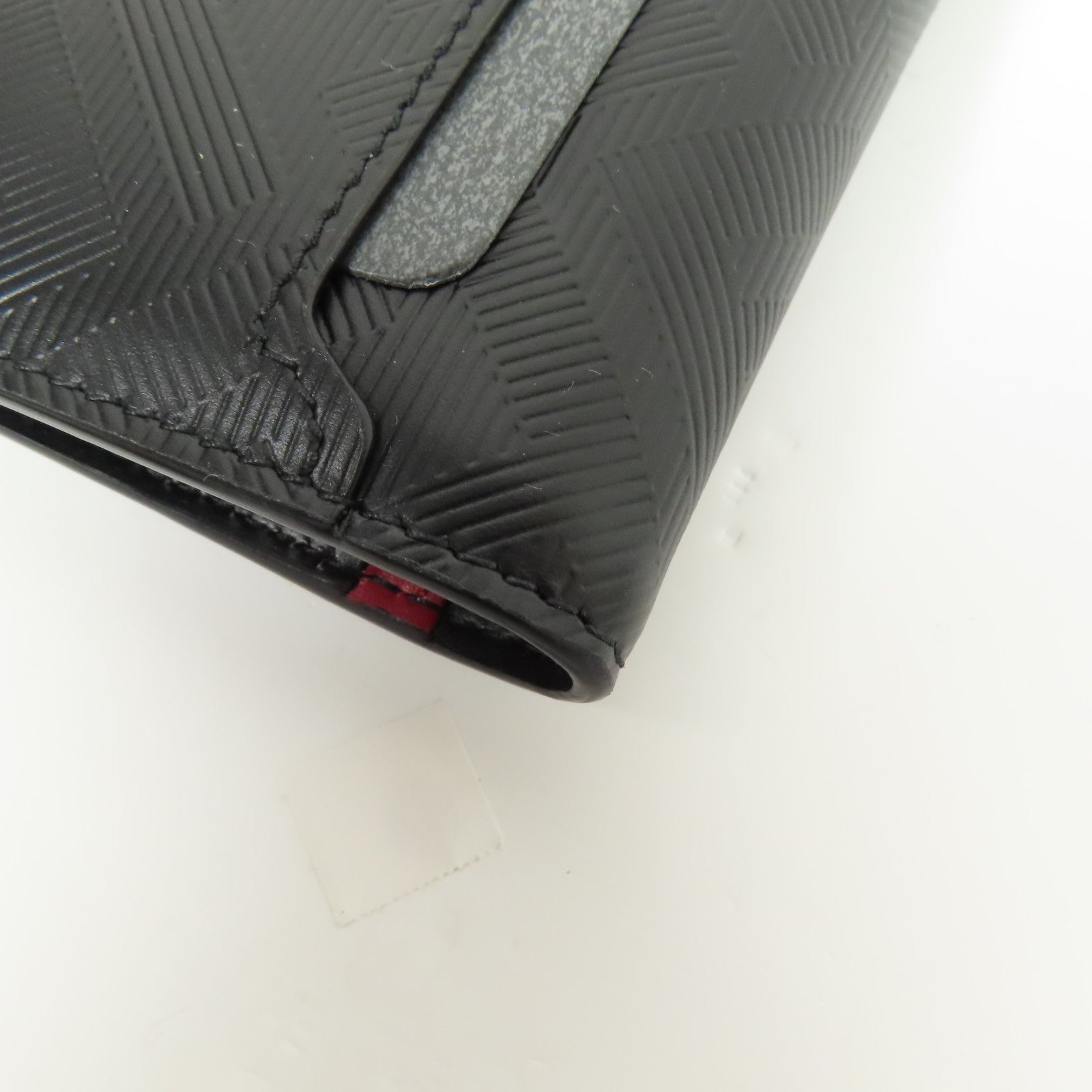 FENDI SHW Shadow Card Holder 7M0349 AJF4 F19KP Calfskin Leather Black