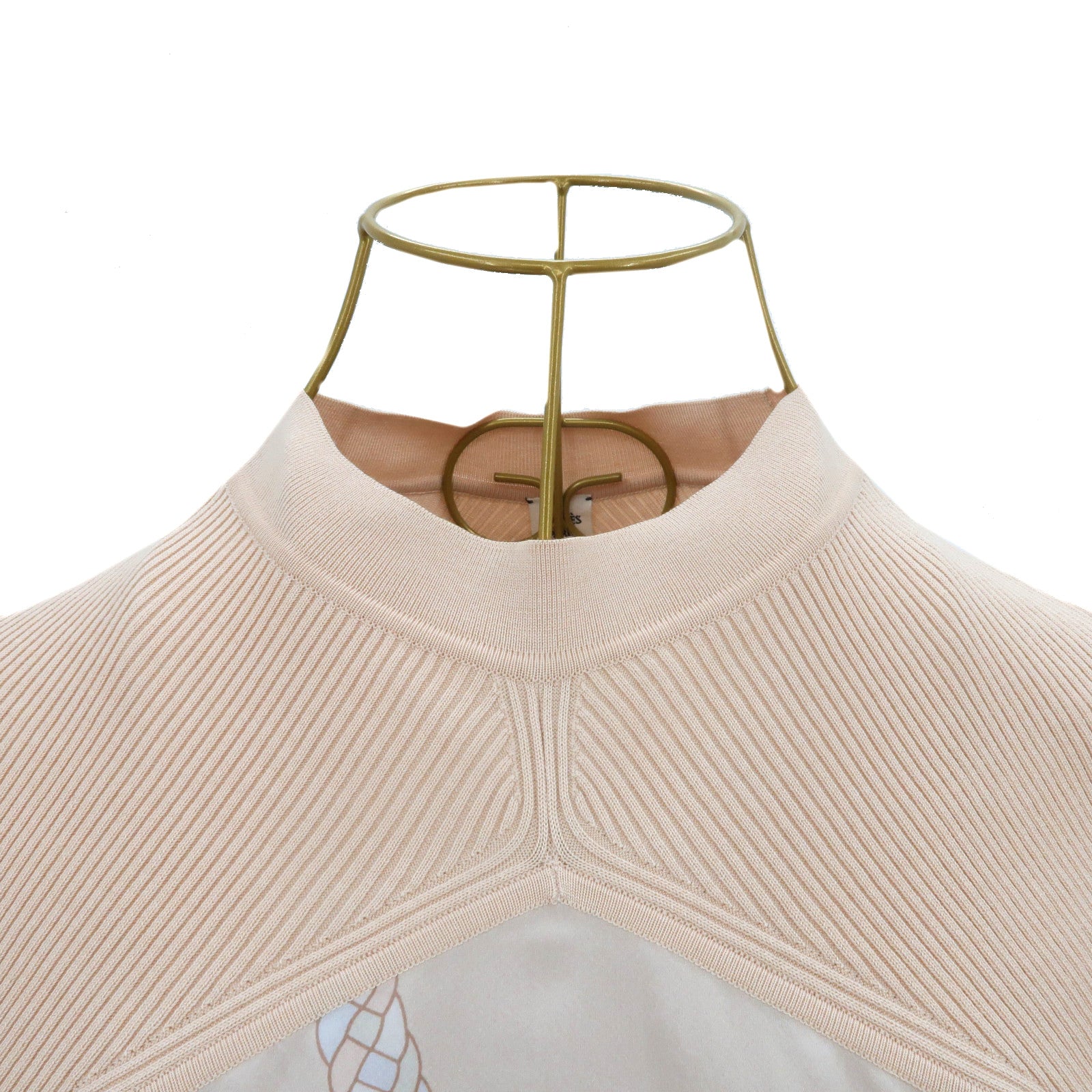 HERMES Silk/Cotton Passementerie Top上衣