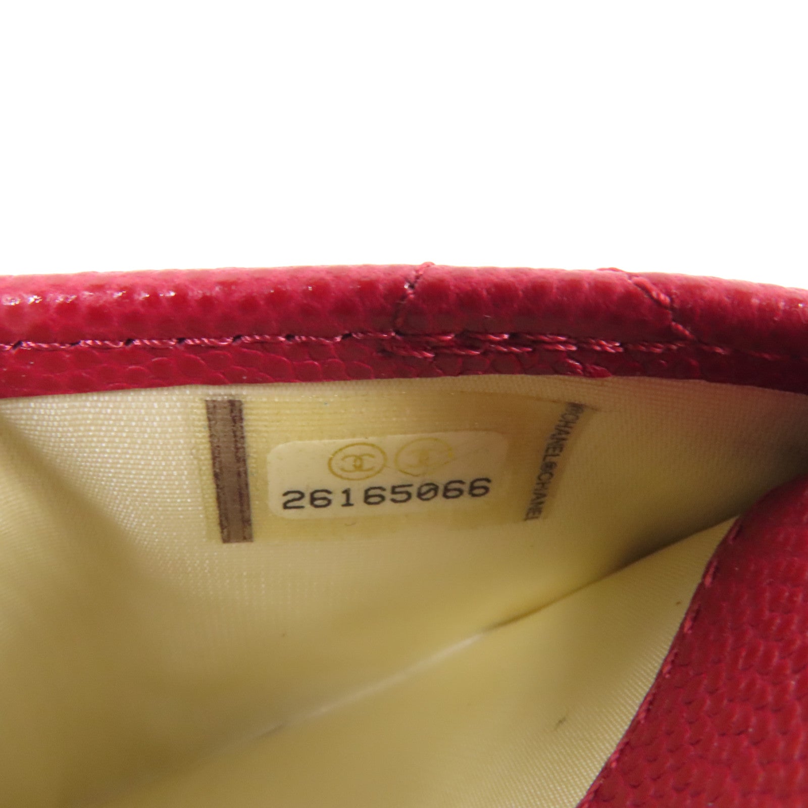 CHANEL 牛皮皮革Card Case銀扣卡片套