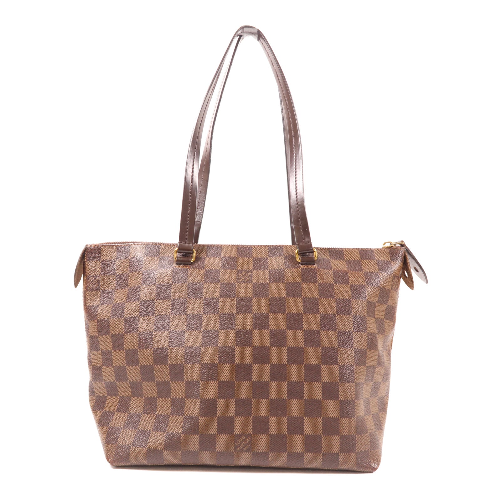 LOUIS VUITTON Damier Iena PM金扣肩背袋
