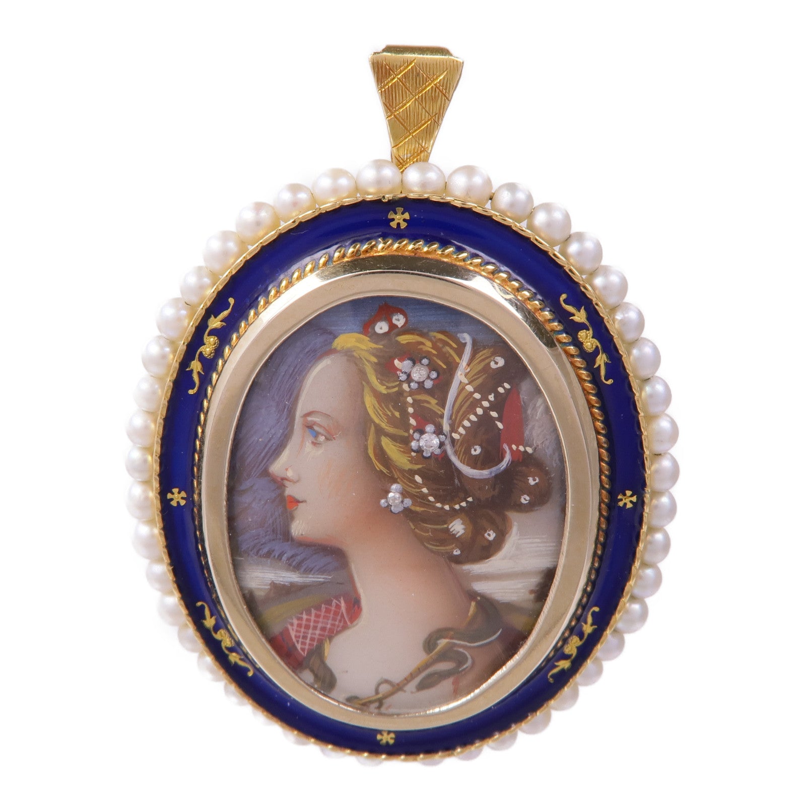 JEWELRY 18K黃金Pearl Brooch胸針