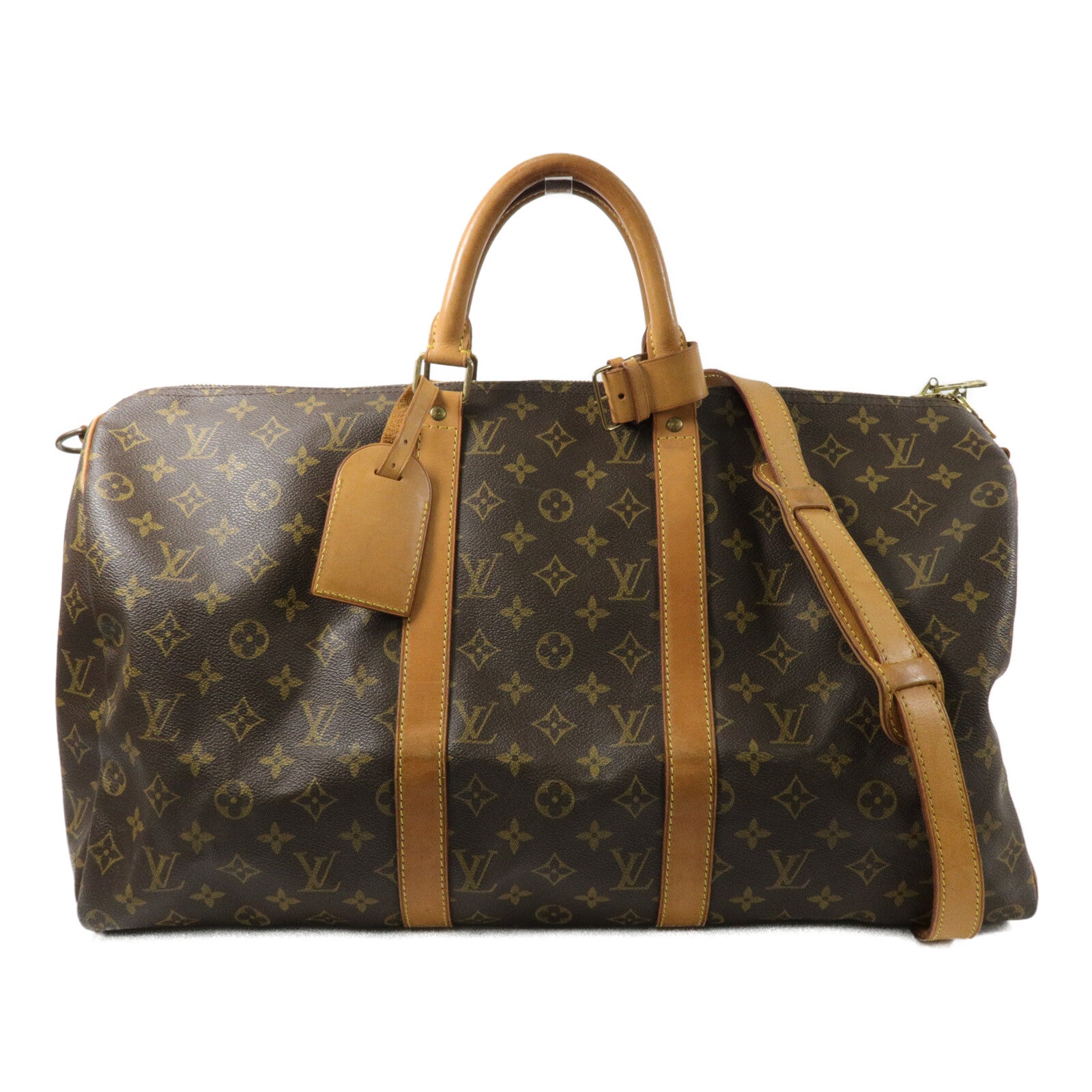 LOUIS VUITTON Monogram Keepall Bandouliere 50手挽肩背兩用袋