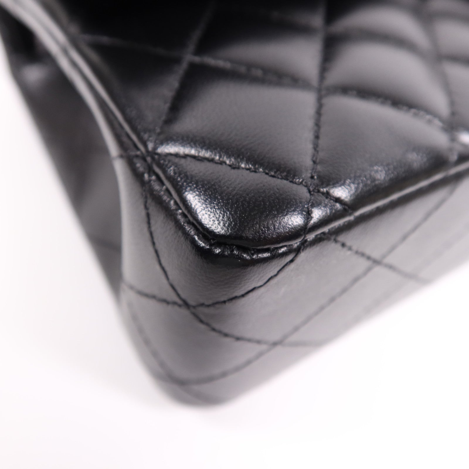 CHANEL 羊皮皮革Classic 25金扣鏈帶肩背袋