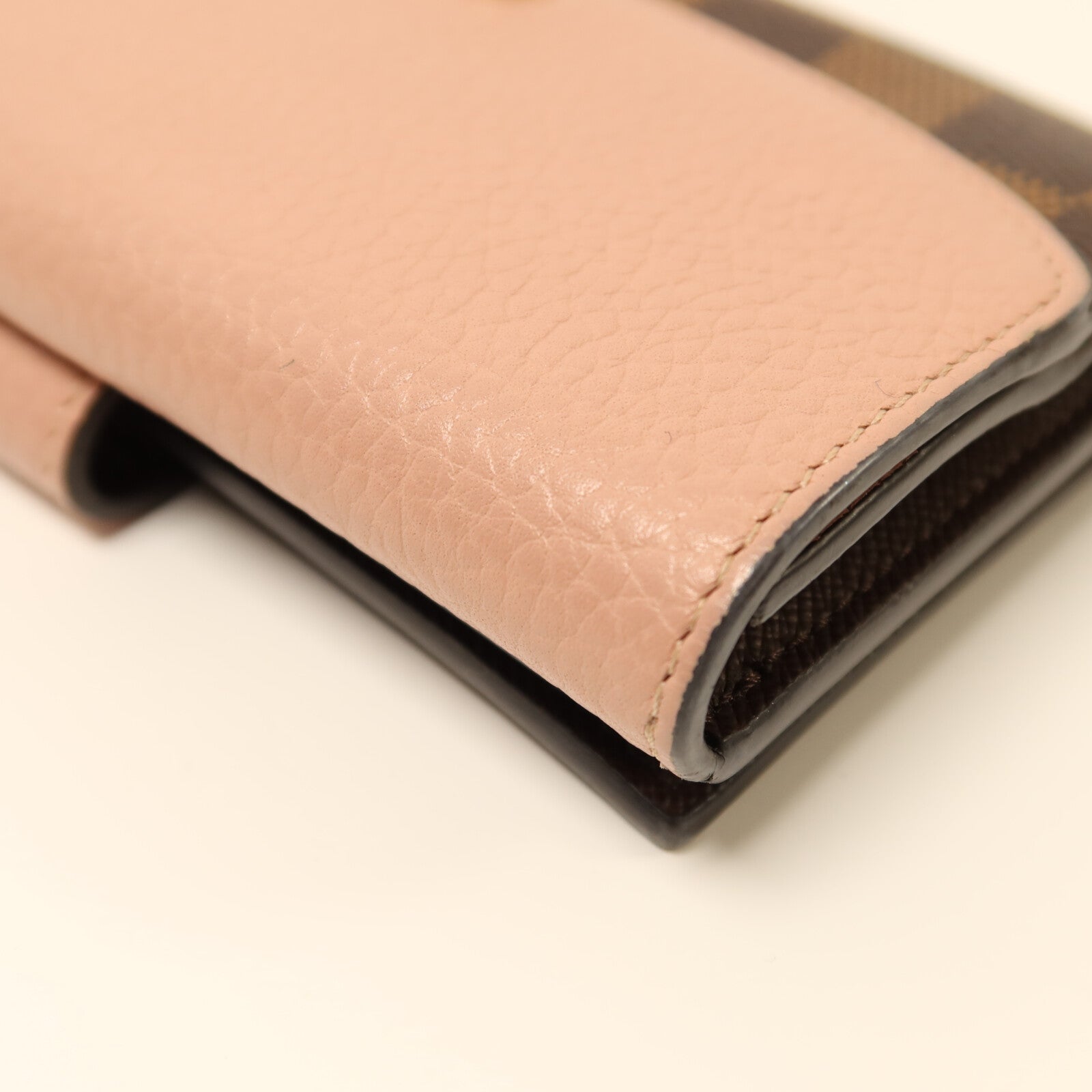 LOUIS VUITTON Damier Portefeuille Normandy Wallet金扣錢包