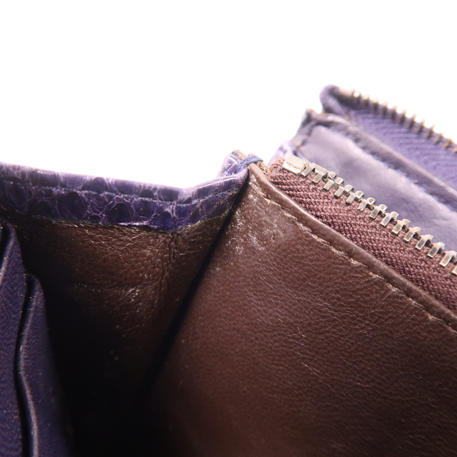 BOTTEGA VENETA 皮革Zipper Long Wallet長錢包