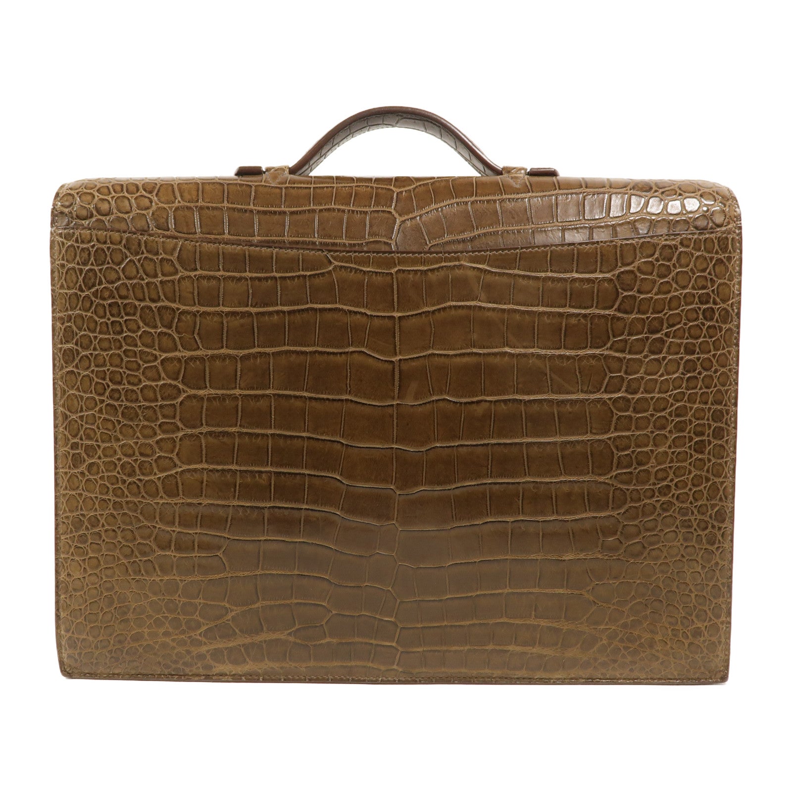 HERMES Porosus皮革Sac A Depeches 37公事包