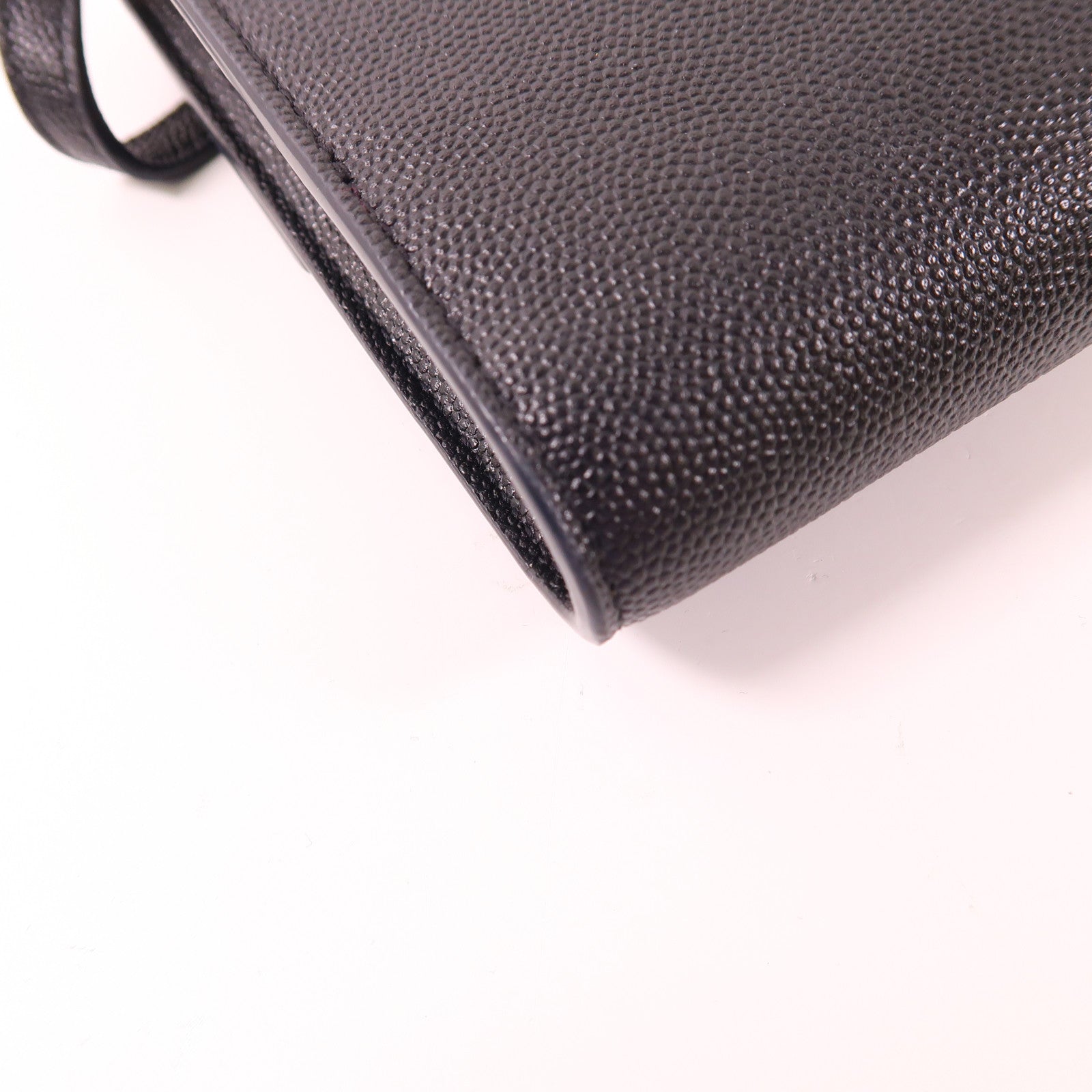 YVES SAINT LAURENT 【激減優惠】牛皮皮革Shoulder Bag金扣肩背袋