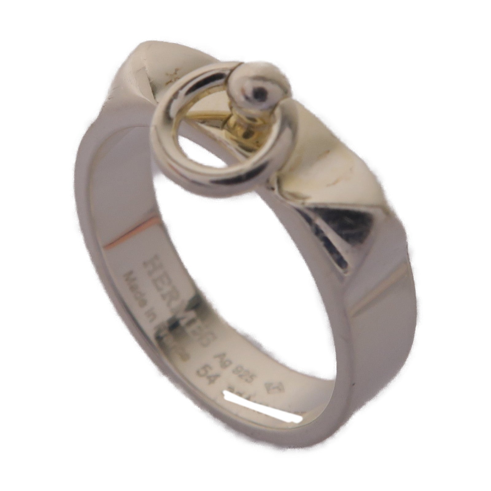 HERMES 925純銀De Chien Ring戒指Hermes#54 US#6.75