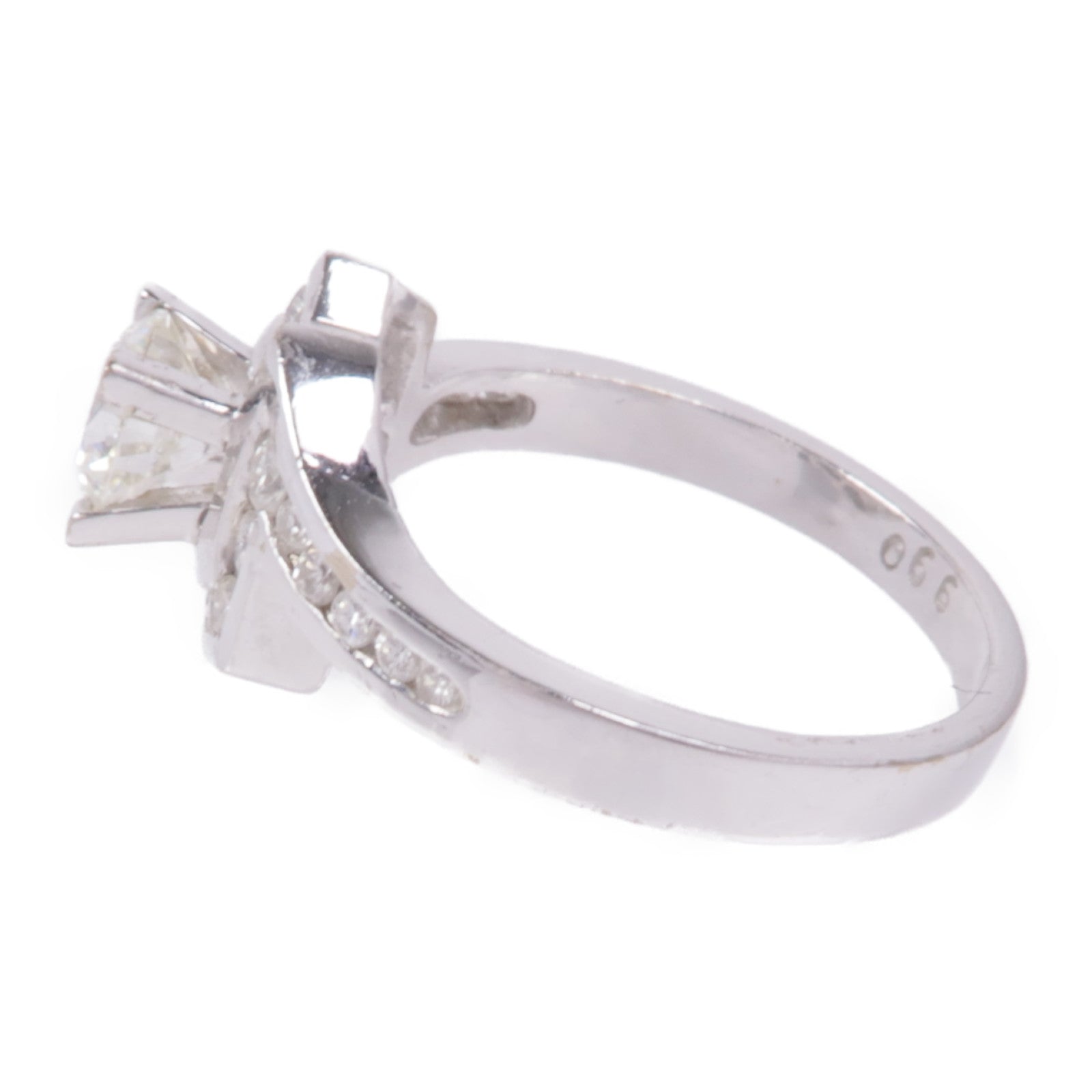 JEWELRY 【激減優惠】18K白金Diamond Ring鑽石戒指US#6.5