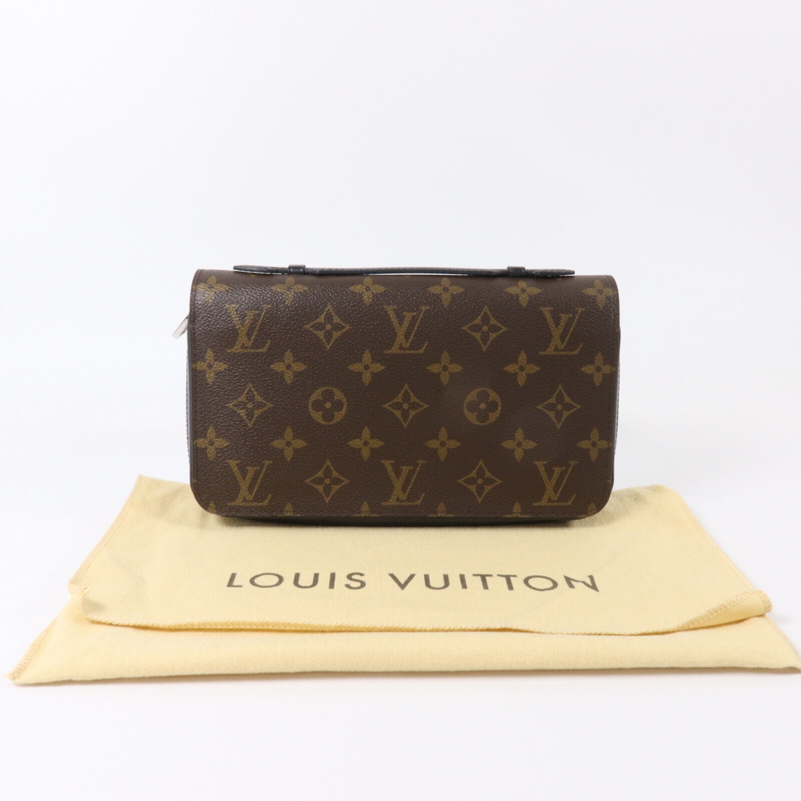 LOUIS VUITTON Monogram Zipper XL Long Wallet銀扣長錢包