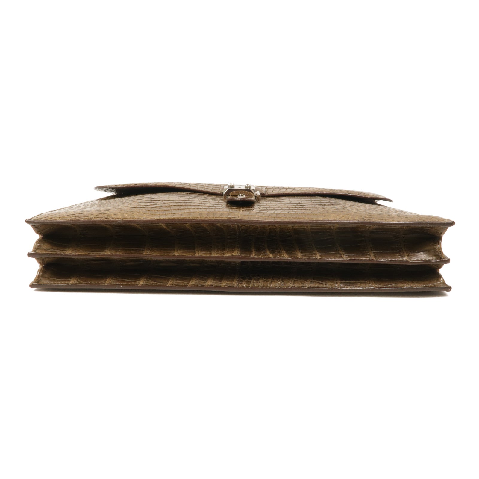 HERMES Porosus皮革Sac A Depeches 37公事包