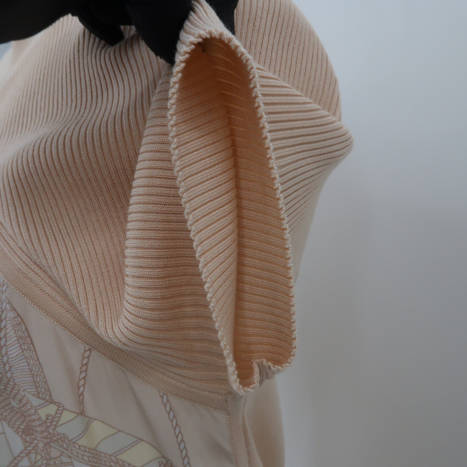 HERMES Silk/Cotton Passementerie Top上衣