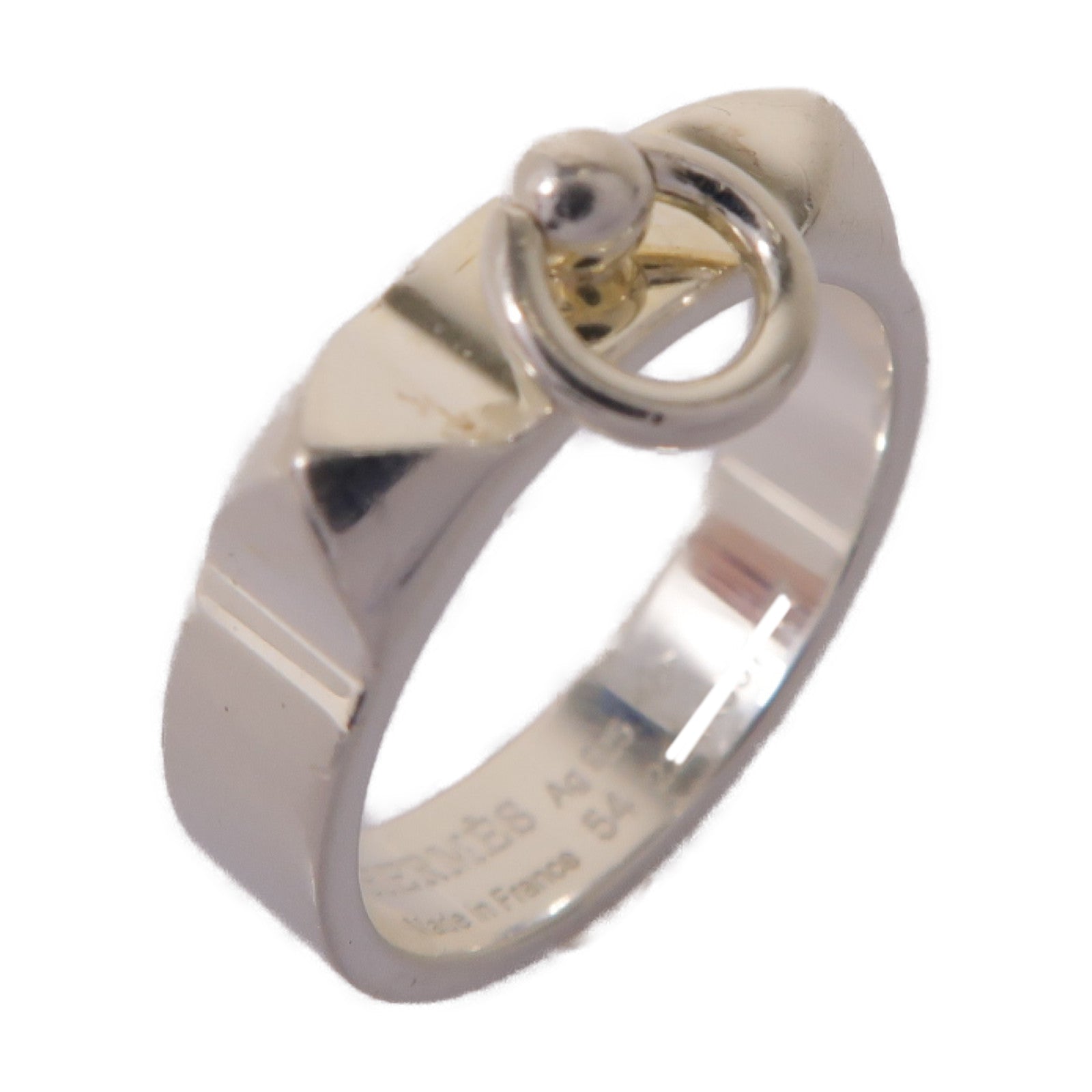 HERMES 925純銀De Chien Ring戒指Hermes#54 US#6.75