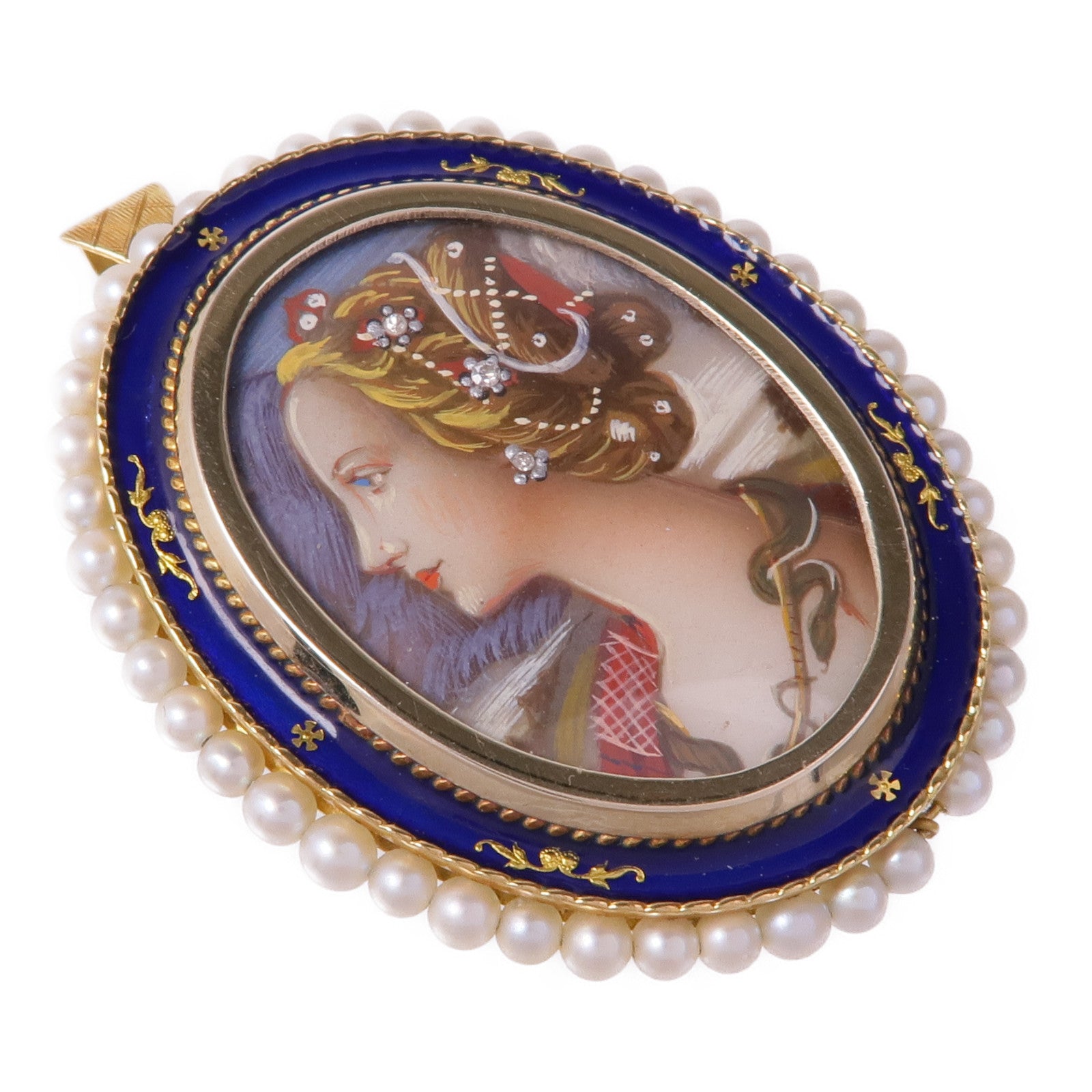 JEWELRY 18K黃金Pearl Brooch胸針