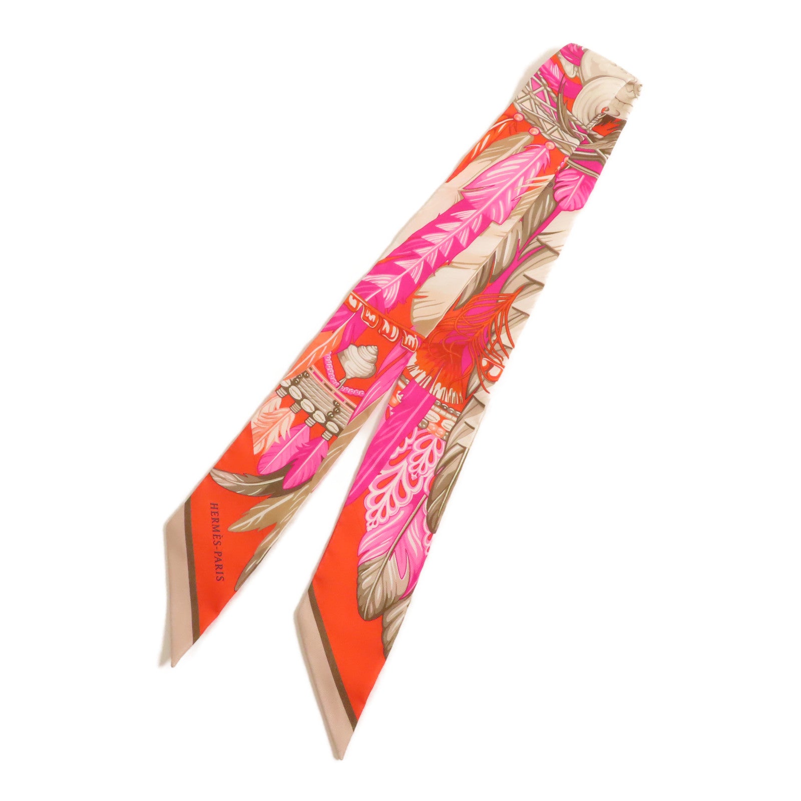 HERMES 絲質Twilly絲巾