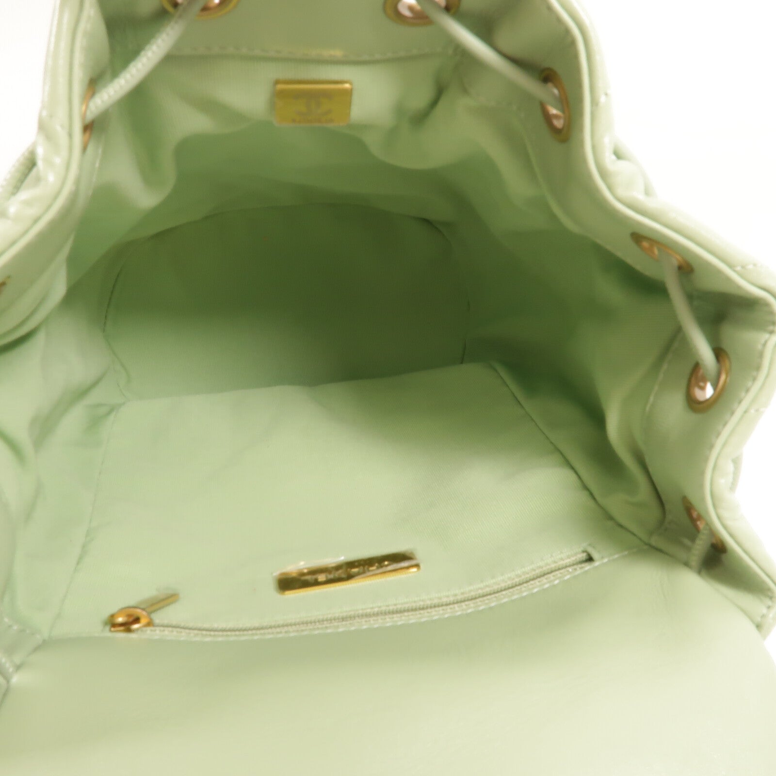 CHANEL 羊皮皮革C19 Backpack鏈帶背包