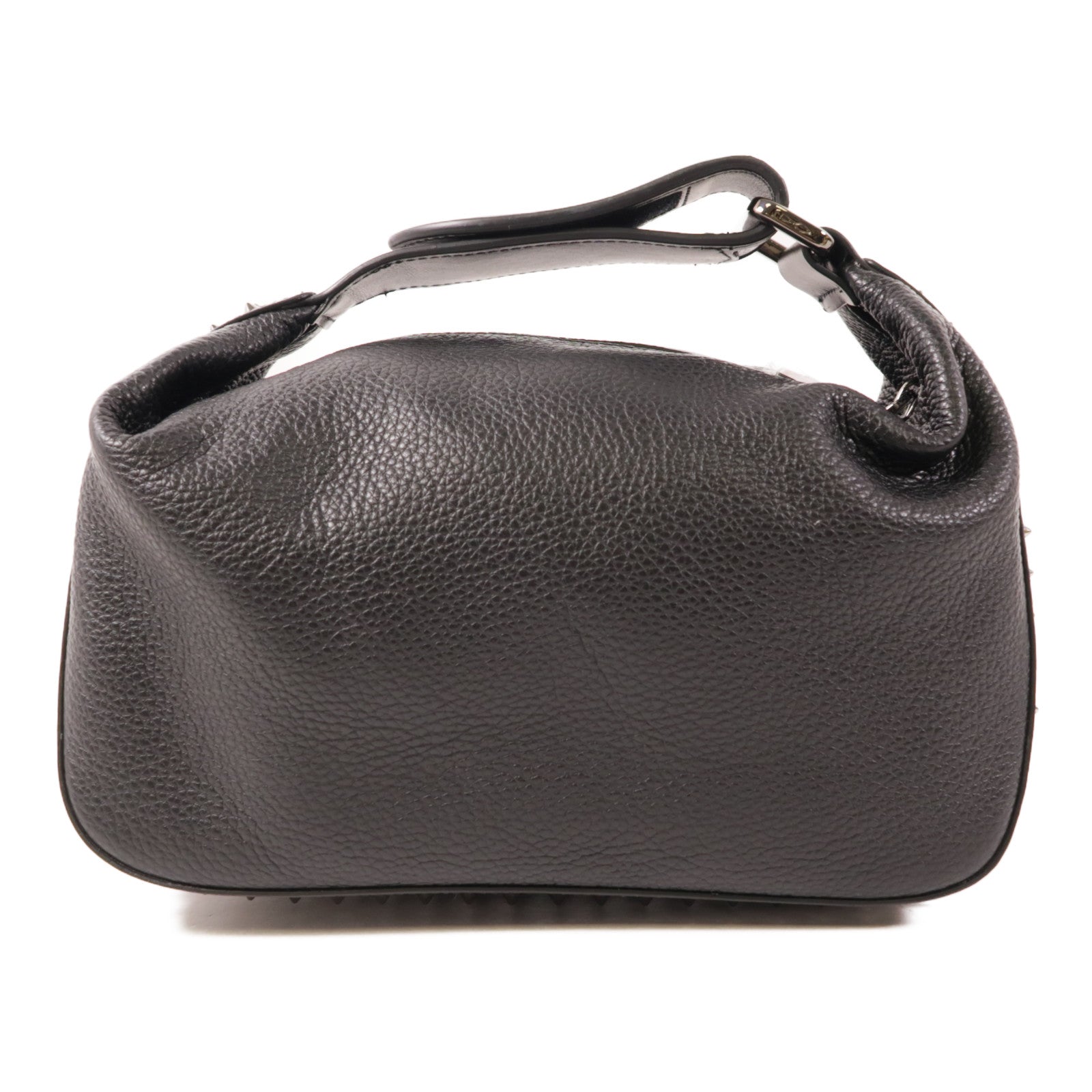 SELECTION 【激減優惠】牛皮皮革Pouch手挽袋黑色