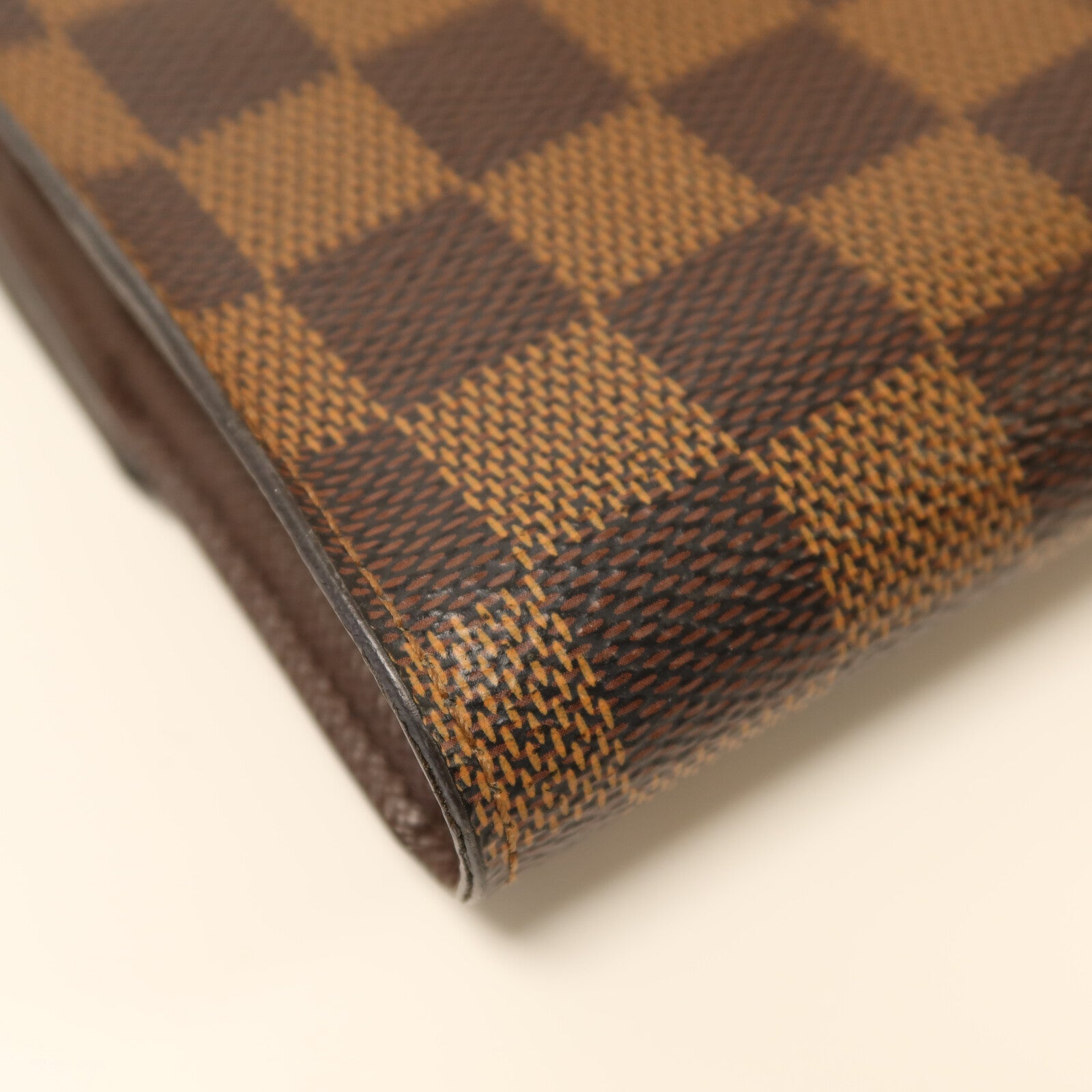 LOUIS VUITTON Damier Portefeuille Normandy Wallet金扣錢包