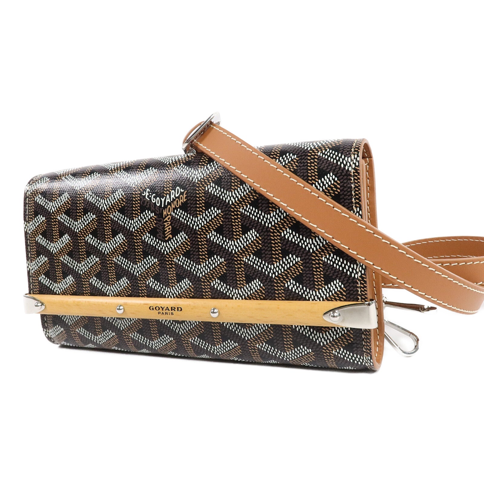 GOYARD 塗層帆布Monte-Carlo PM Clutch肩背袋