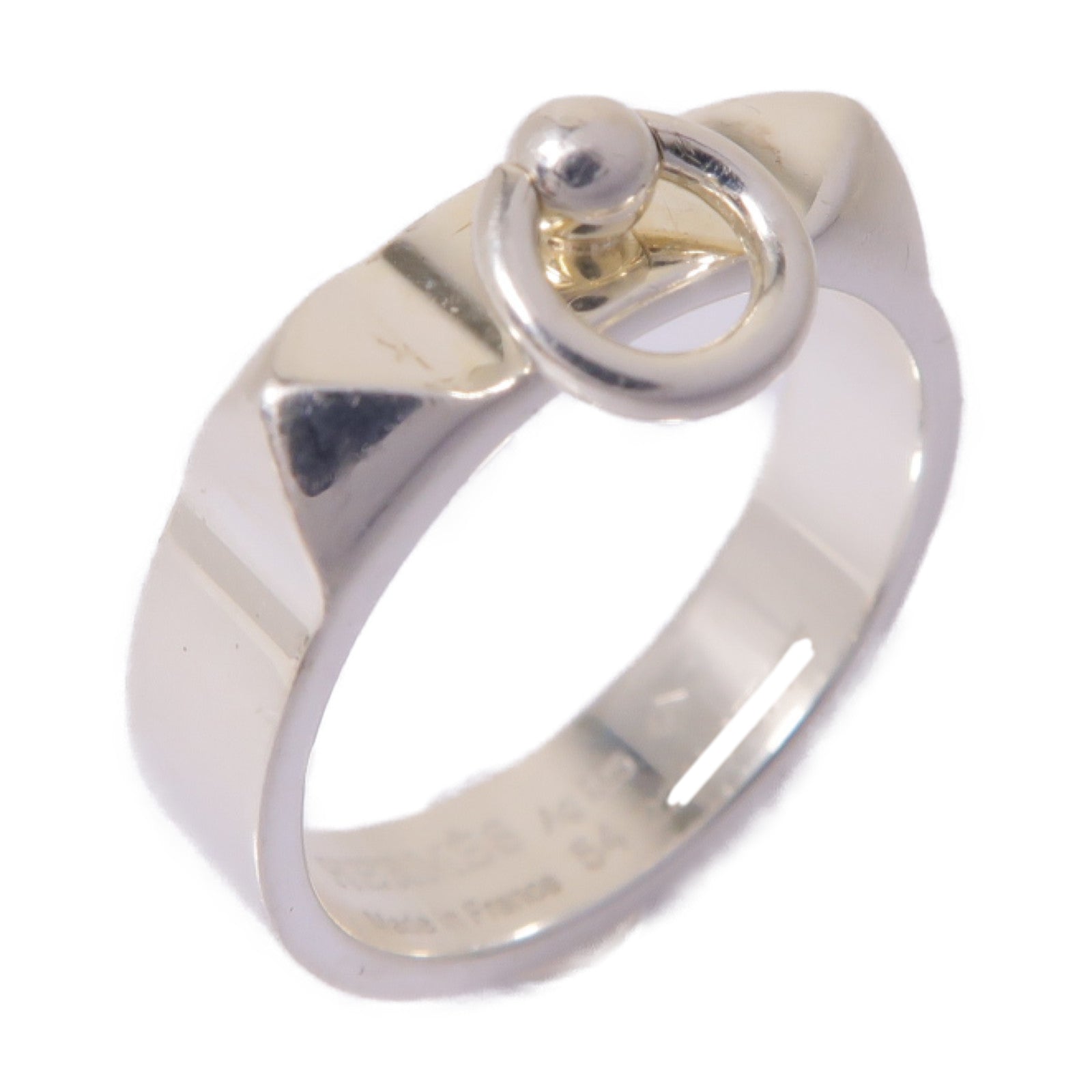 HERMES 925純銀De Chien Ring戒指Hermes#54 US#6.75