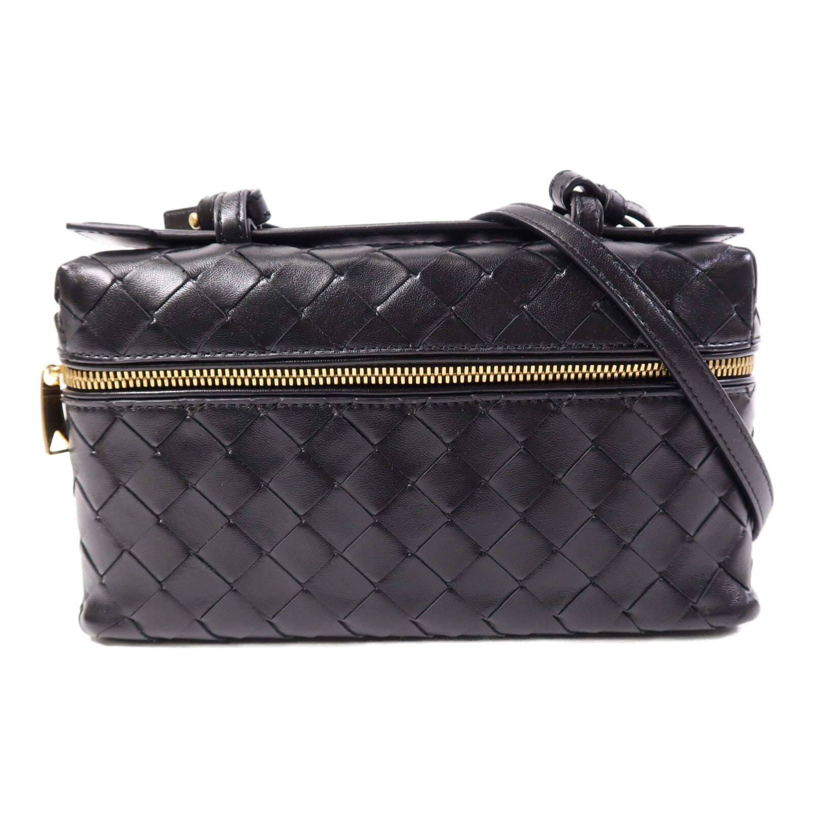 BOTTEGA VENETA 牛皮皮革Bang Bang Vanity Case金扣手挽肩背兩用袋