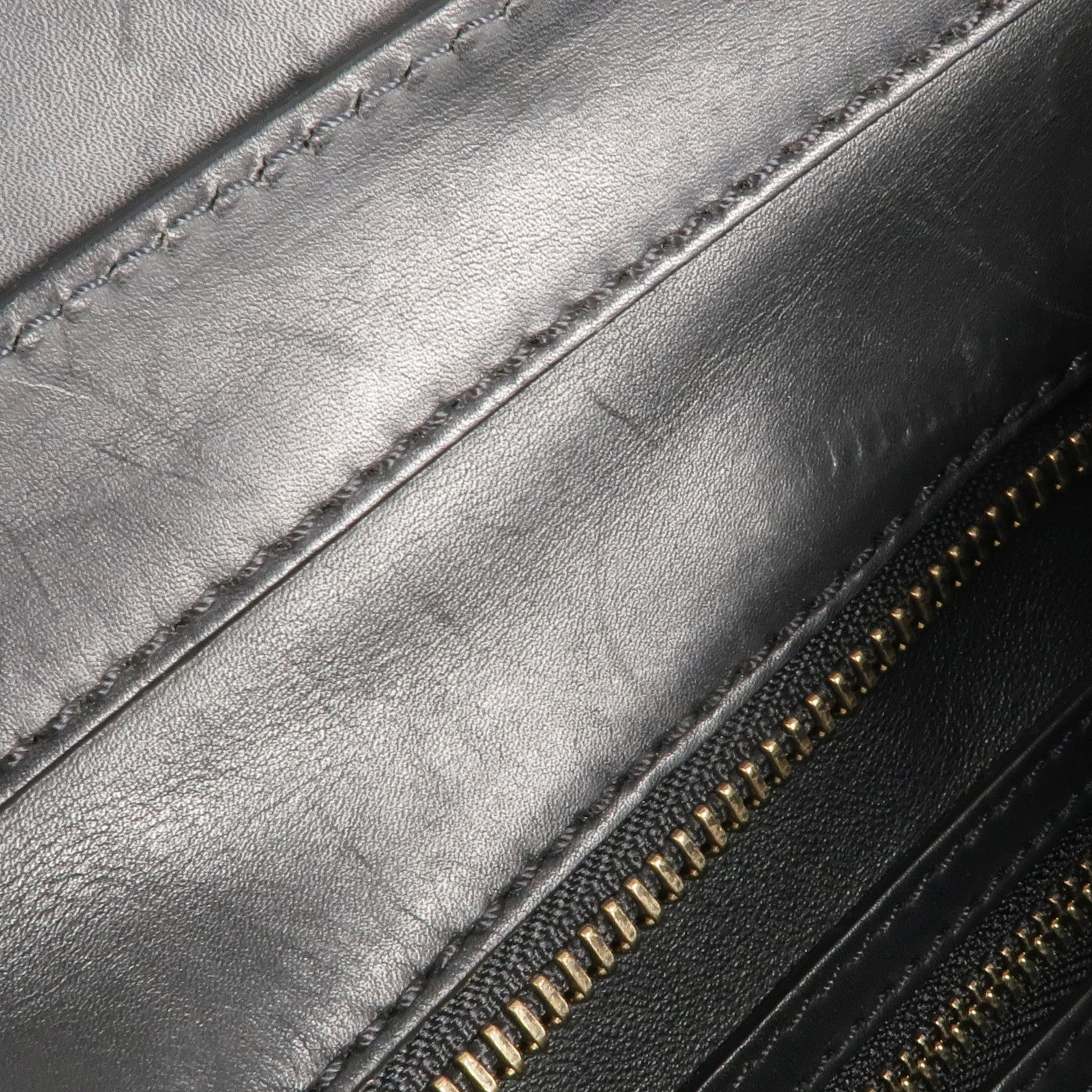 CELINE 牛皮皮革/帆布Mini Luggage金扣手挽袋