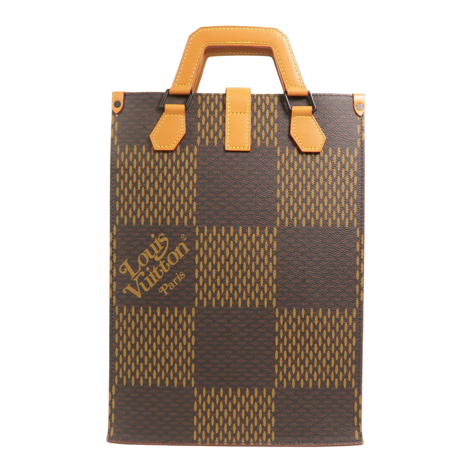LOUIS VUITTON Monogram/Damier Giant LV x Nigo Mini Tote手挽袋