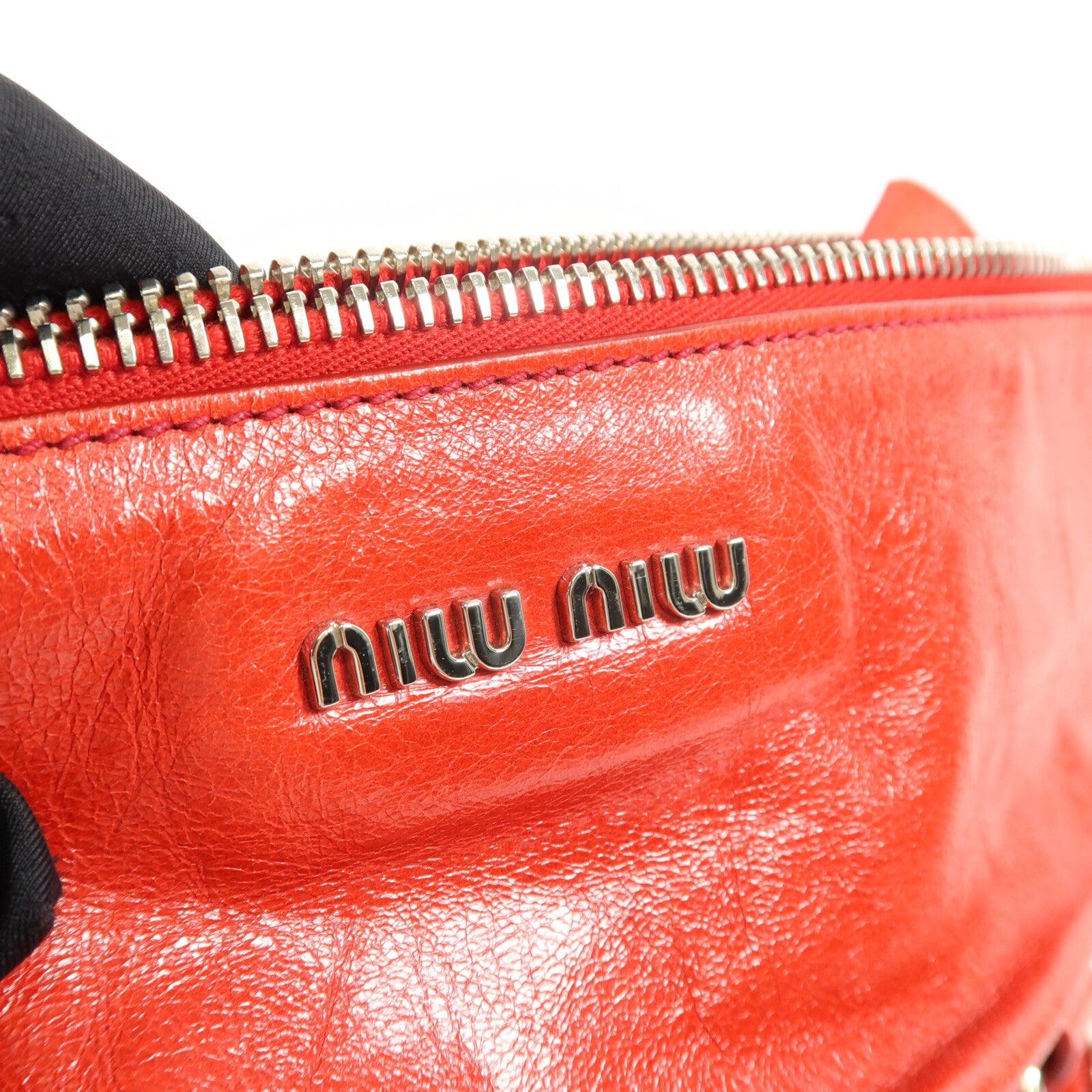 Miu Miu 牛皮皮革2 Way Shoulder手挽肩背兩用袋