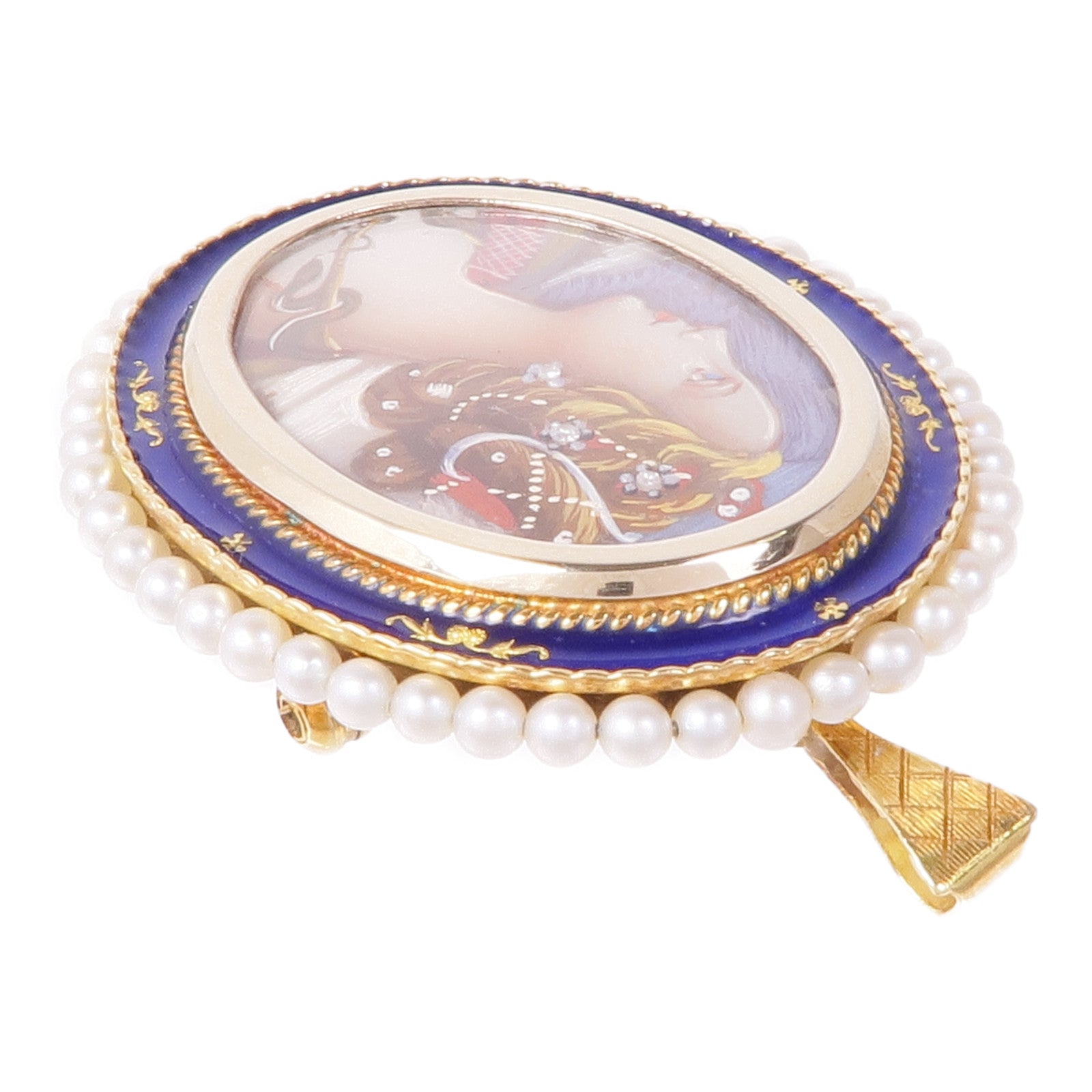 JEWELRY 18K黃金Pearl Brooch胸針