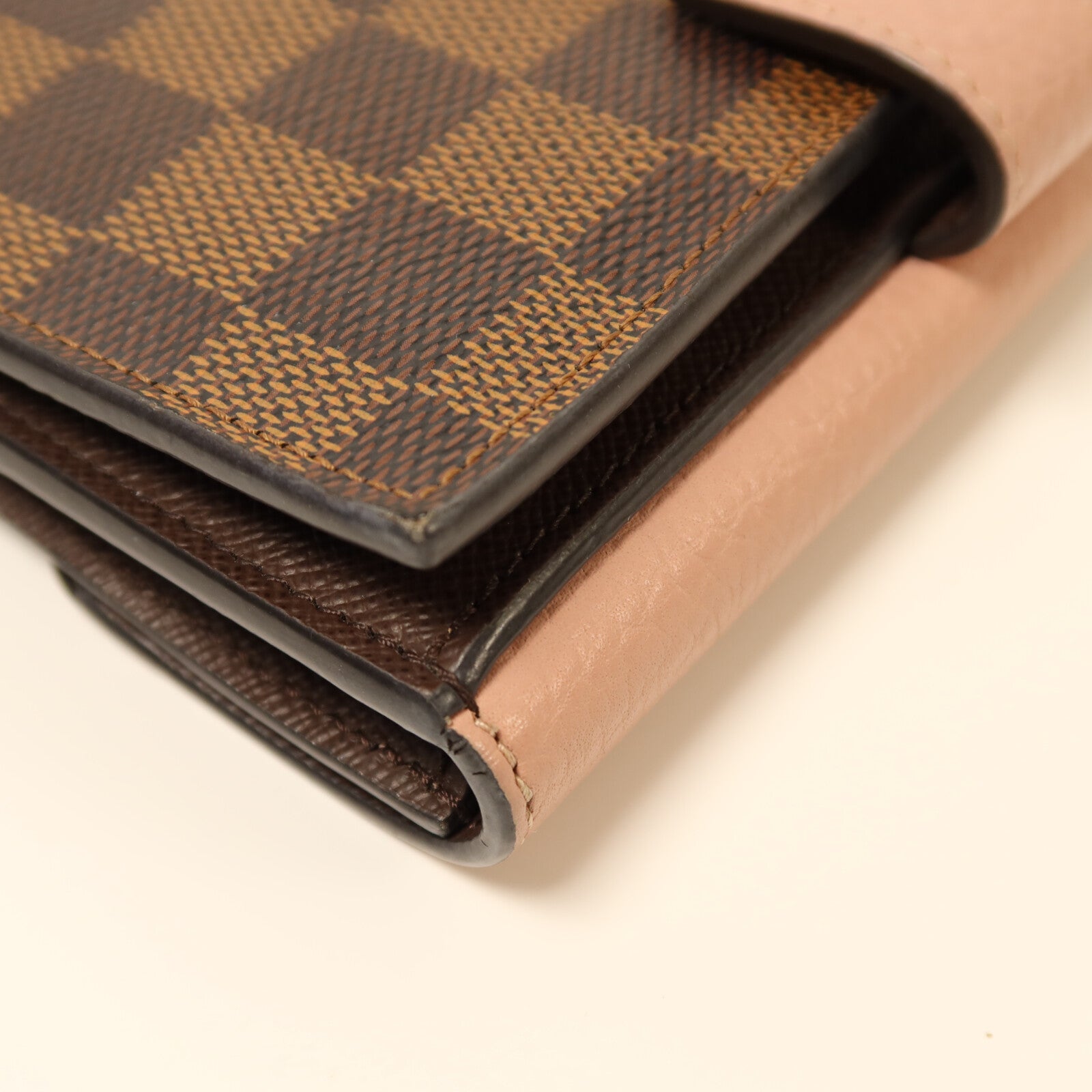LOUIS VUITTON Damier Portefeuille Normandy Wallet金扣錢包