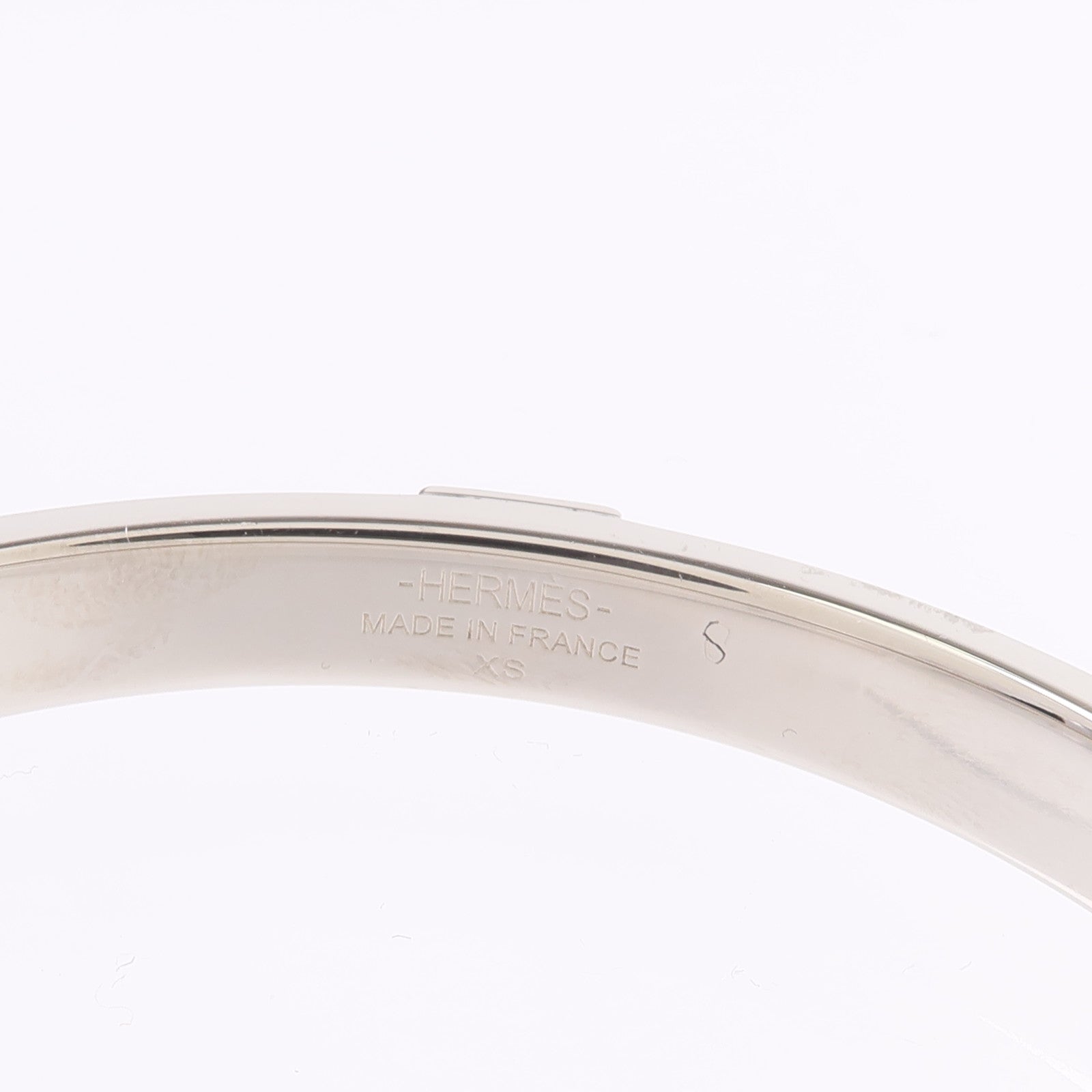 HERMES 蜥蝪皮革/金屬Kawaii 07 Bracelet手鐲