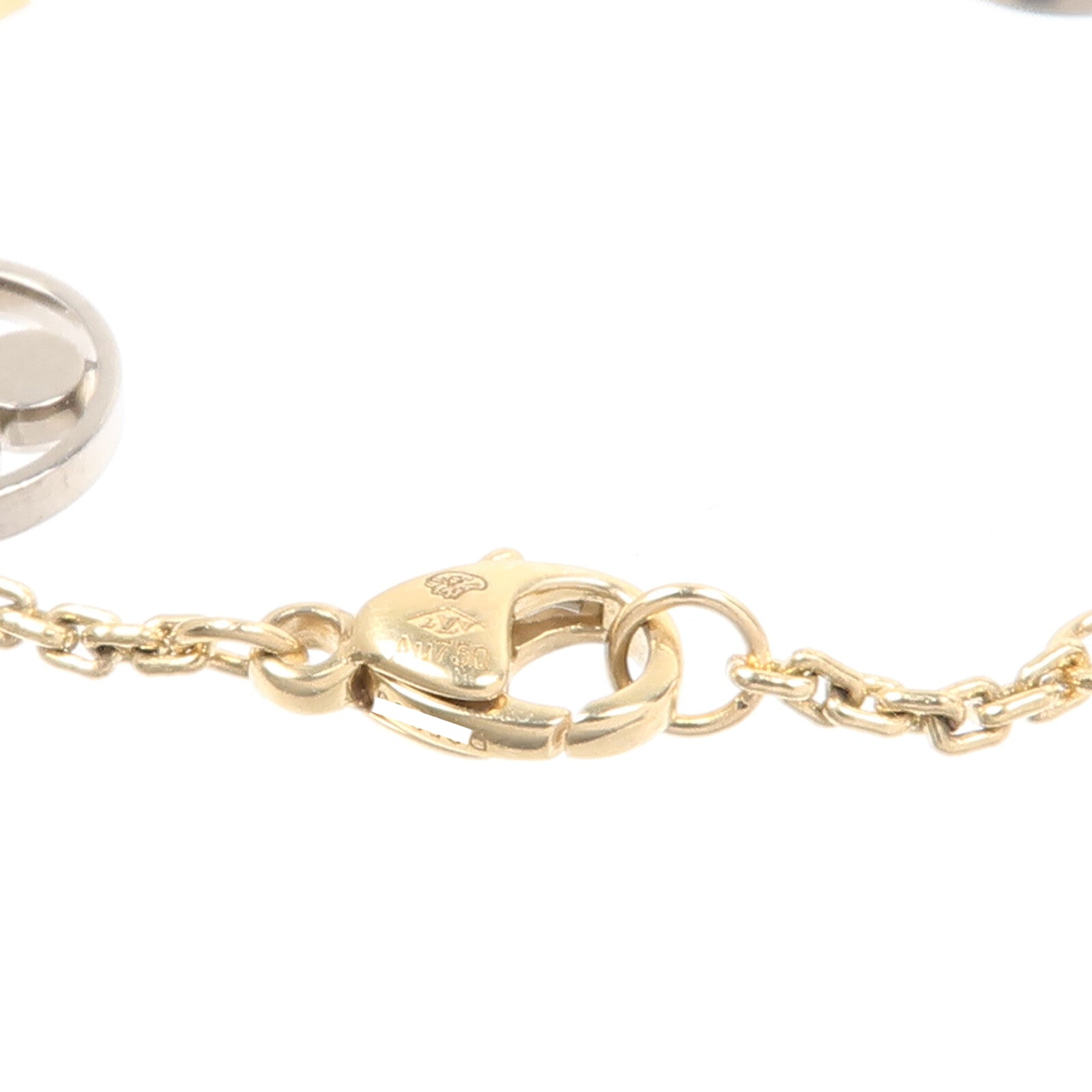 LOUIS VUITTON 18K黃金/白金/玫瑰金Idylle Blossom Bracelet手鏈