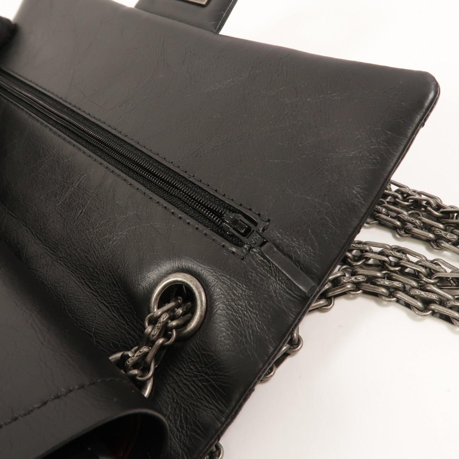 CHANEL 牛皮皮革2.55 Small鏈帶肩背袋