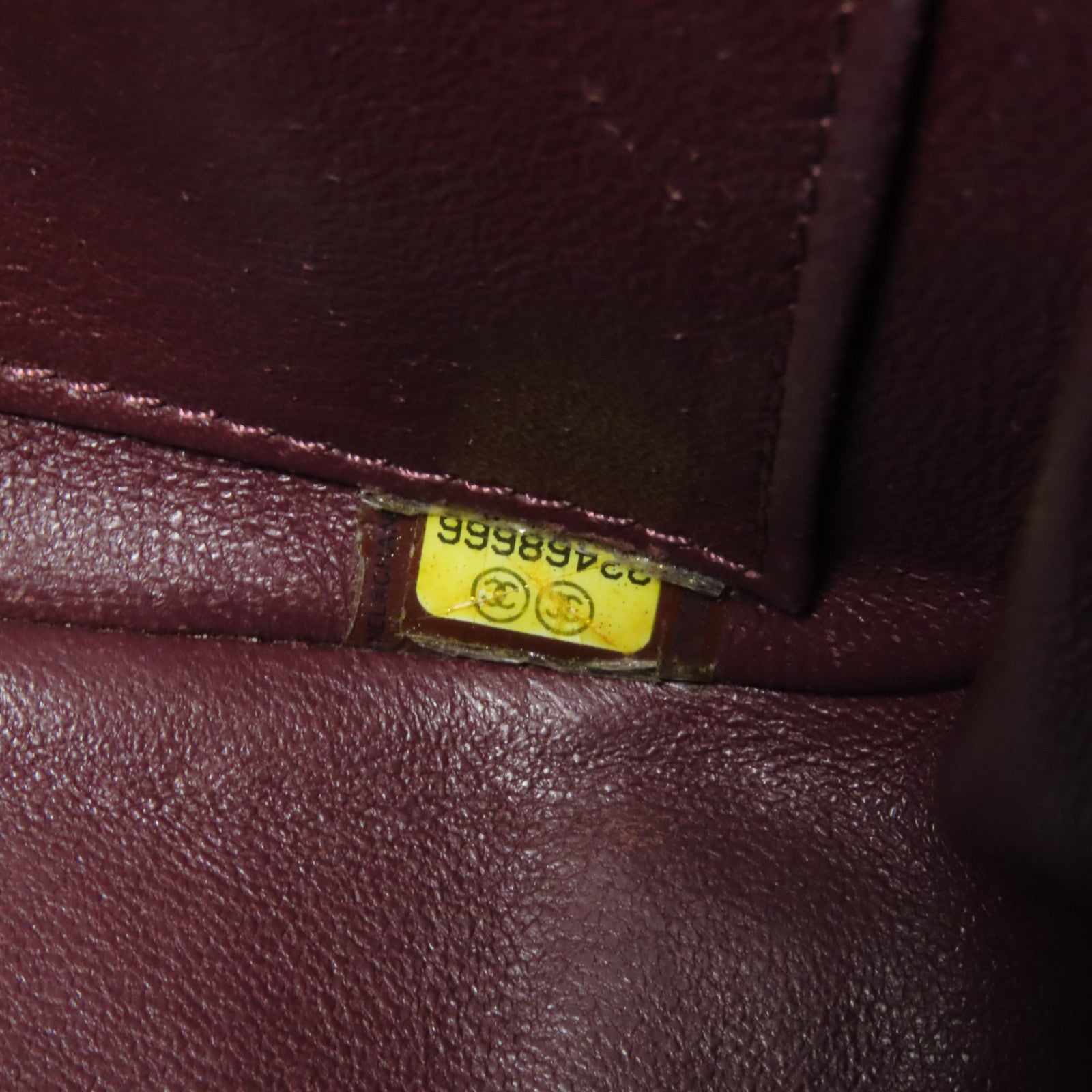 CHANEL 牛皮皮革Chain Shoulder金扣肩背袋