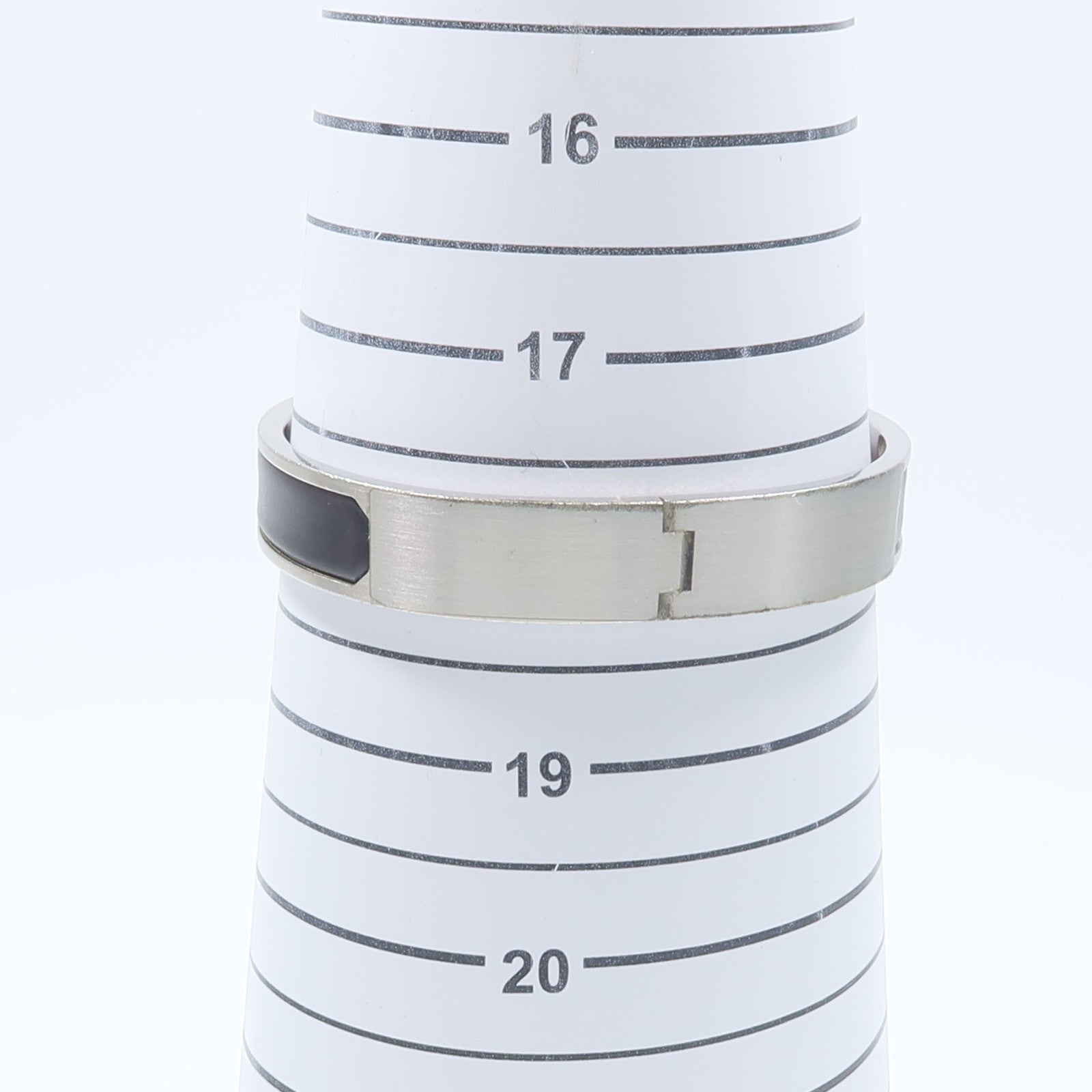 HERMES 琺瑯/金屬Jet Bracelet銀扣手鏈