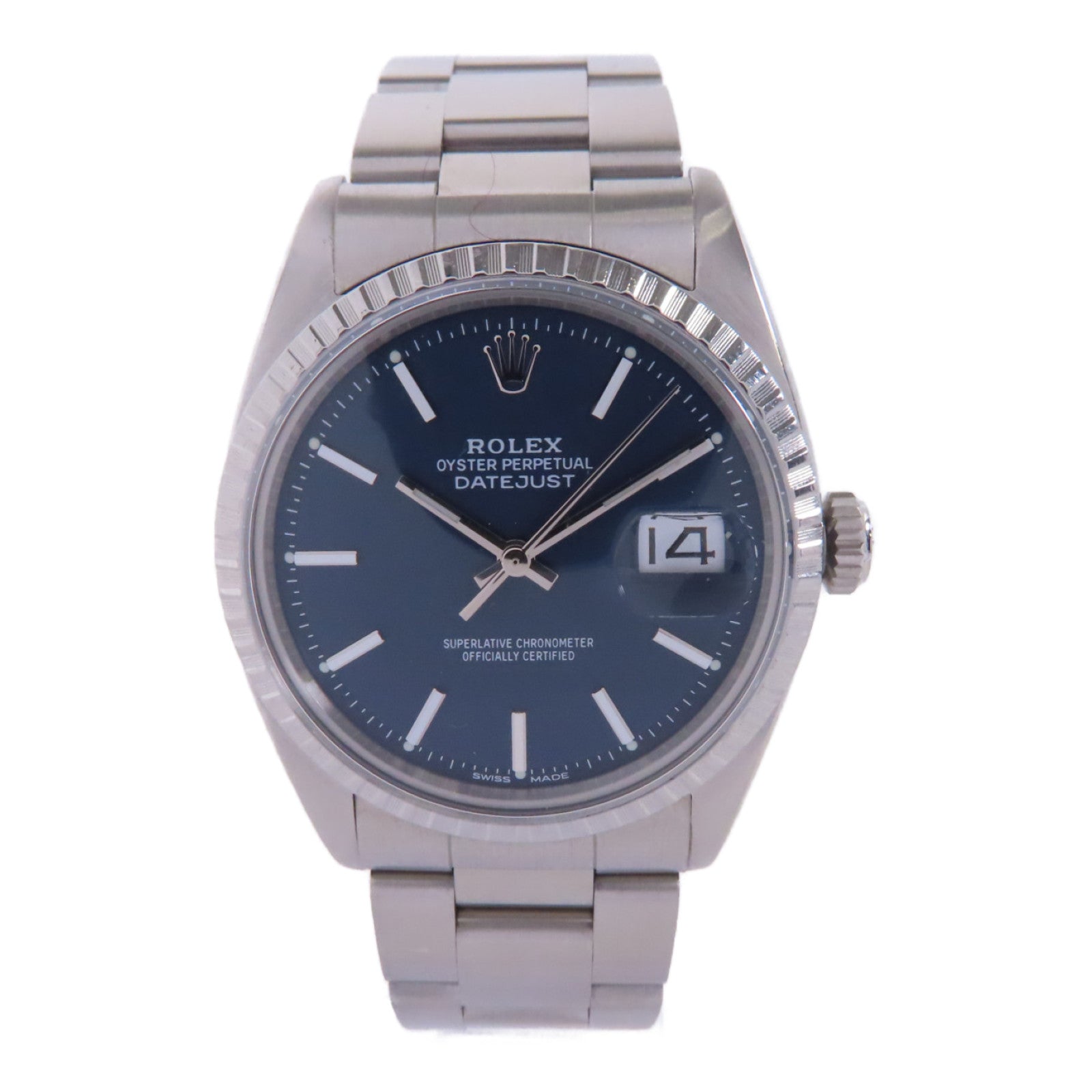 ROLEX Datejust 36不鏽鋼手錶自動機芯深藍色