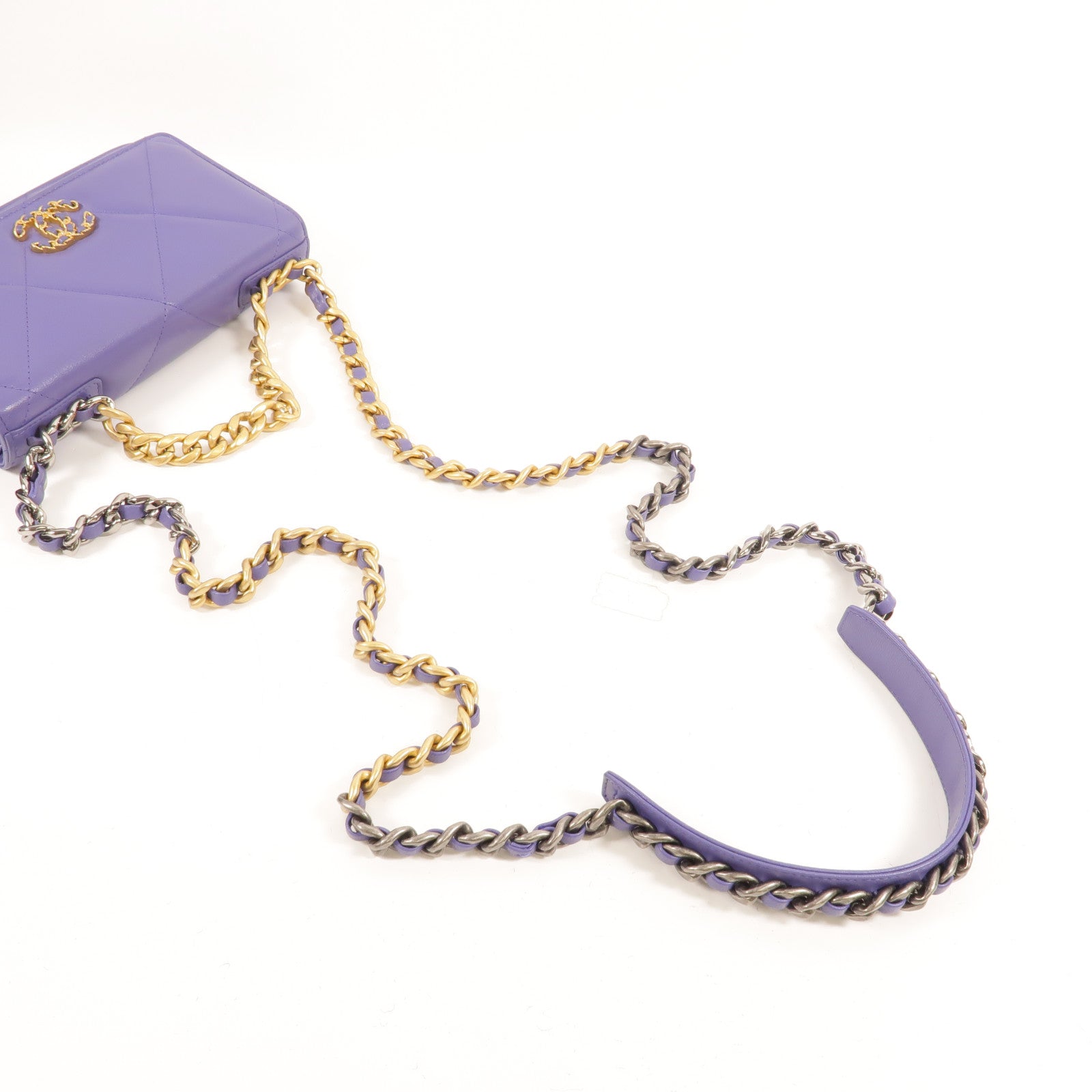 CHANEL 羊皮皮革Chanel 19 Wallet On Chain手挽肩背兩用袋