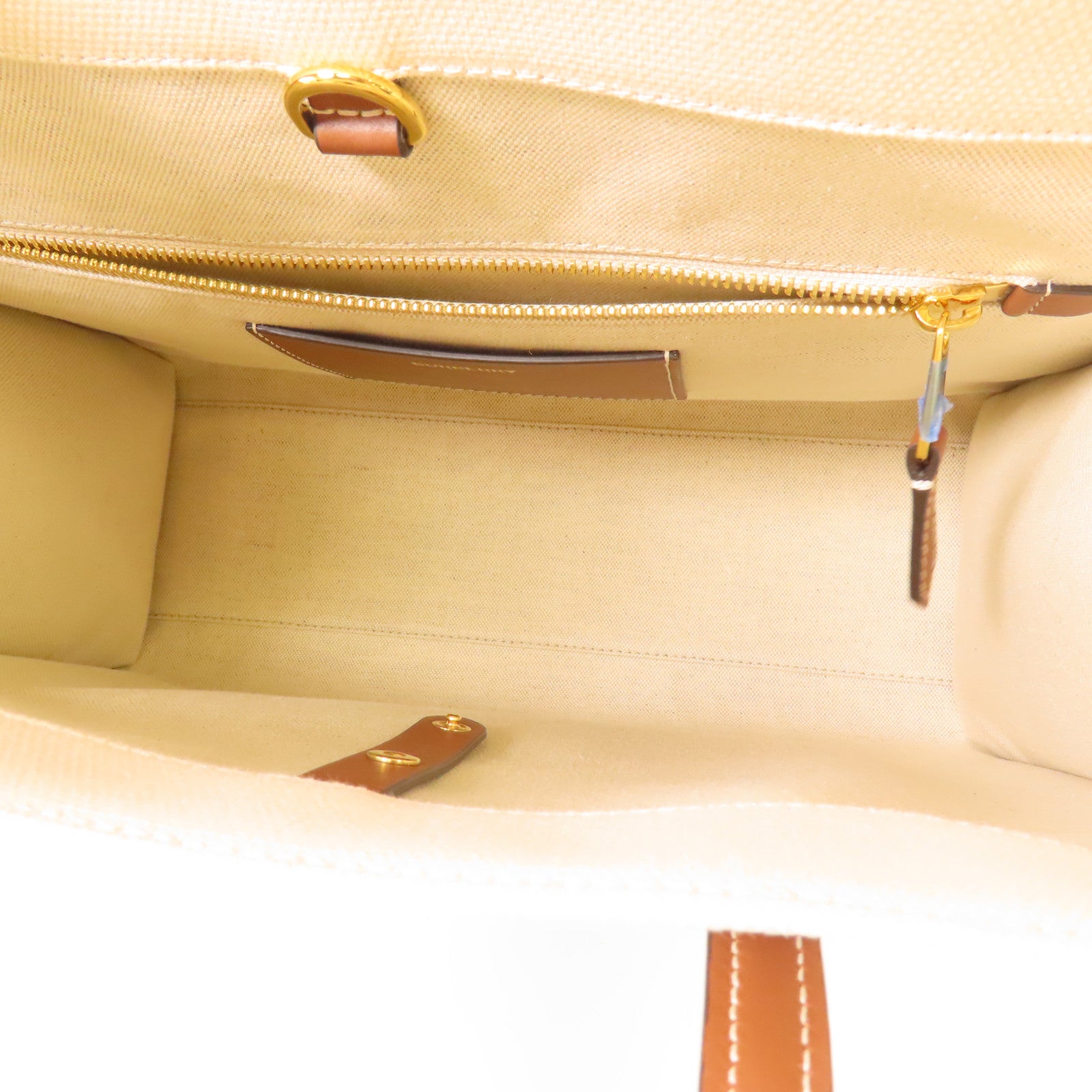 BURBERRY 帆布Freya Tote Bag金扣手挽袋