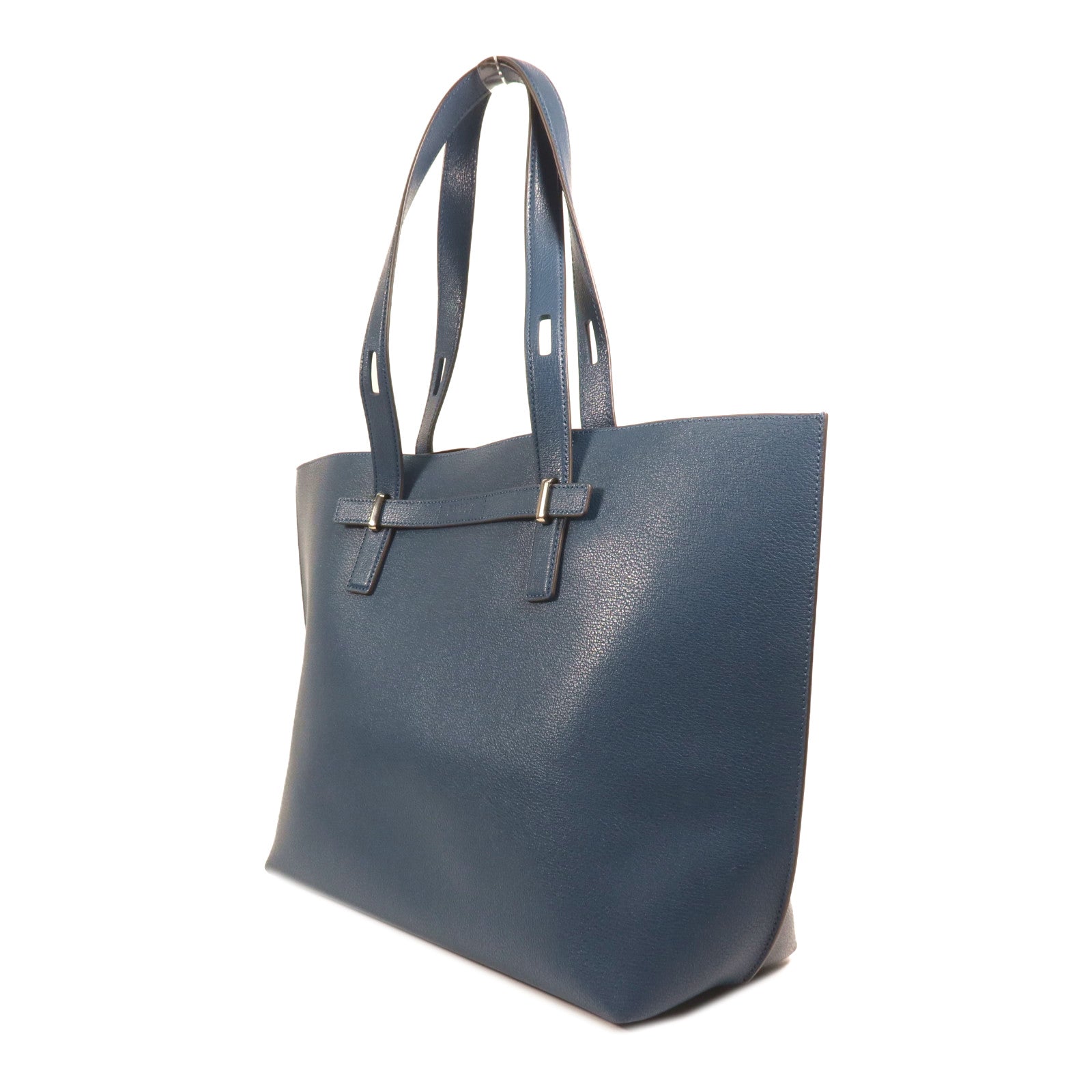 Furla 【激減優惠】牛皮皮革Tote Bag銀扣肩背袋