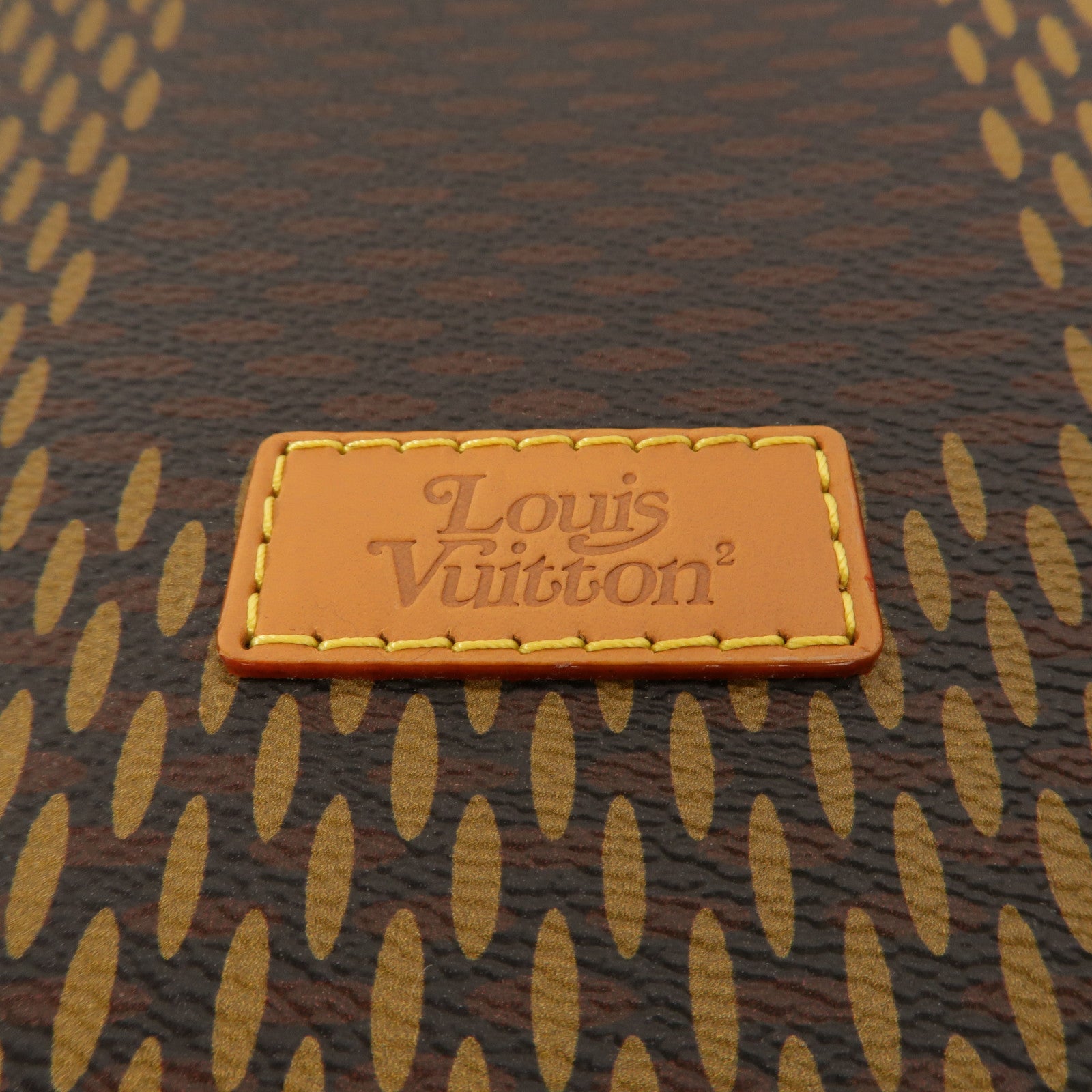 LOUIS VUITTON Monogram/Damier Giant LV x Nigo Mini Tote手挽袋