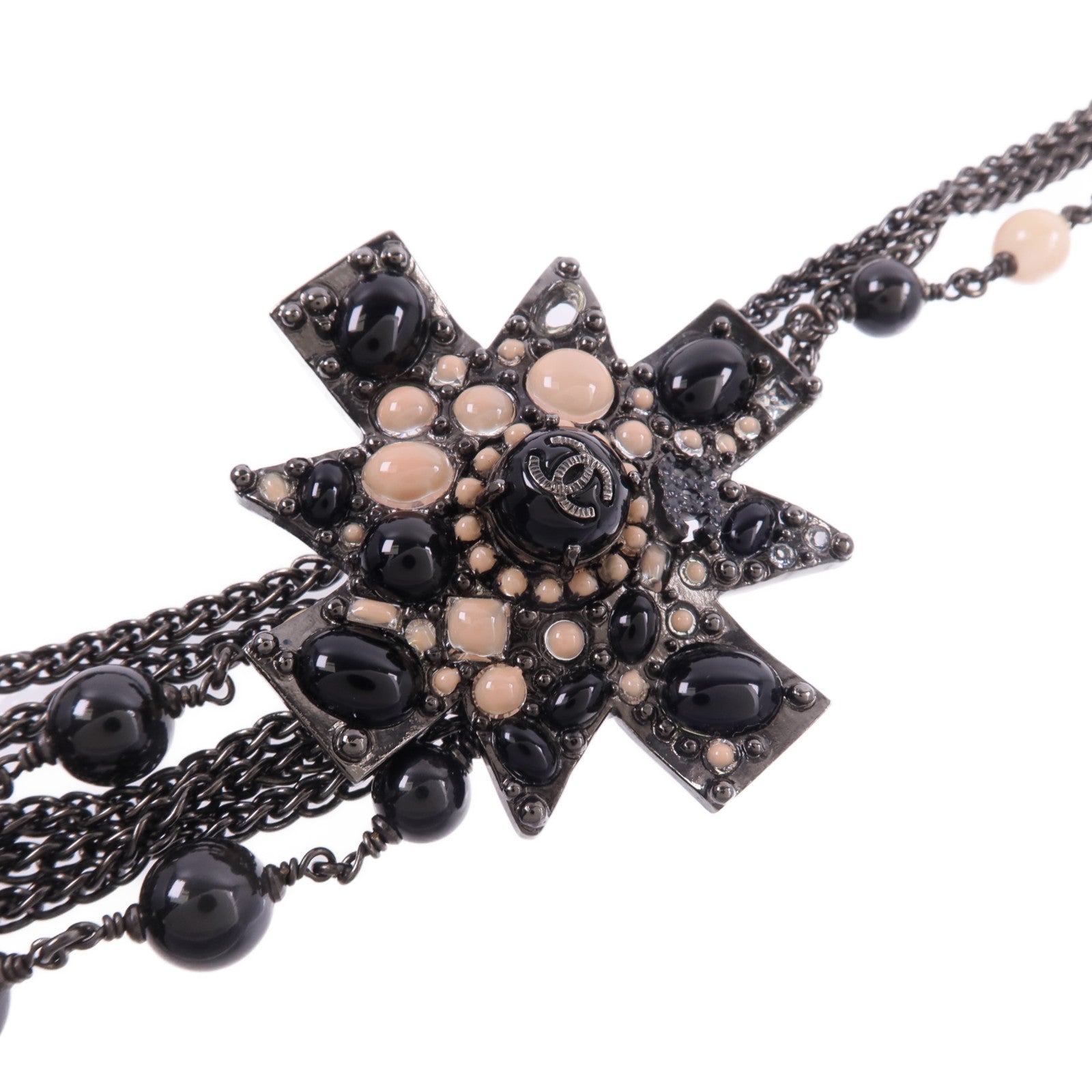 CHANEL PVC/金屬Necklace項鍊