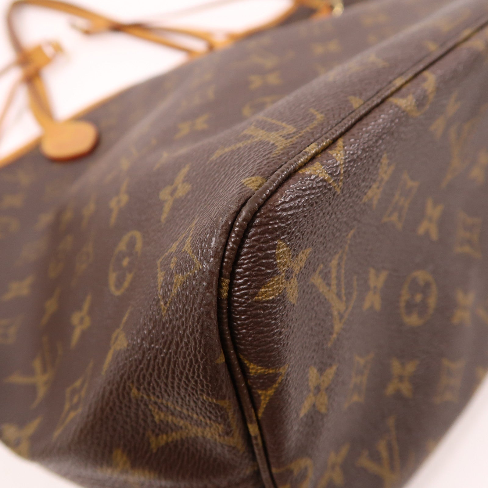 LOUIS VUITTON Monogram Neverfull MM金扣肩背袋