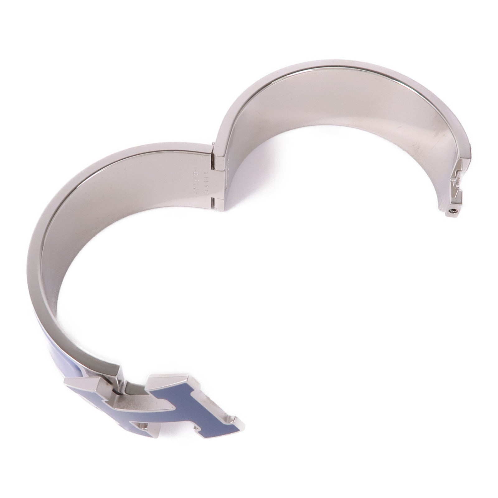 HERMES 琺瑯/金屬Clic Clac H手鐲Rainbow Bleu