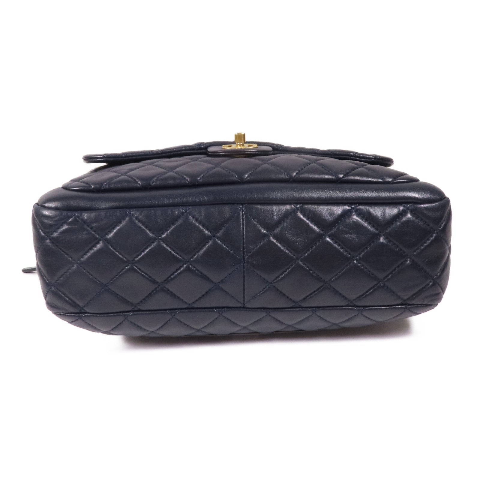 CHANEL 牛皮皮革Shoulder Bag金扣肩背包