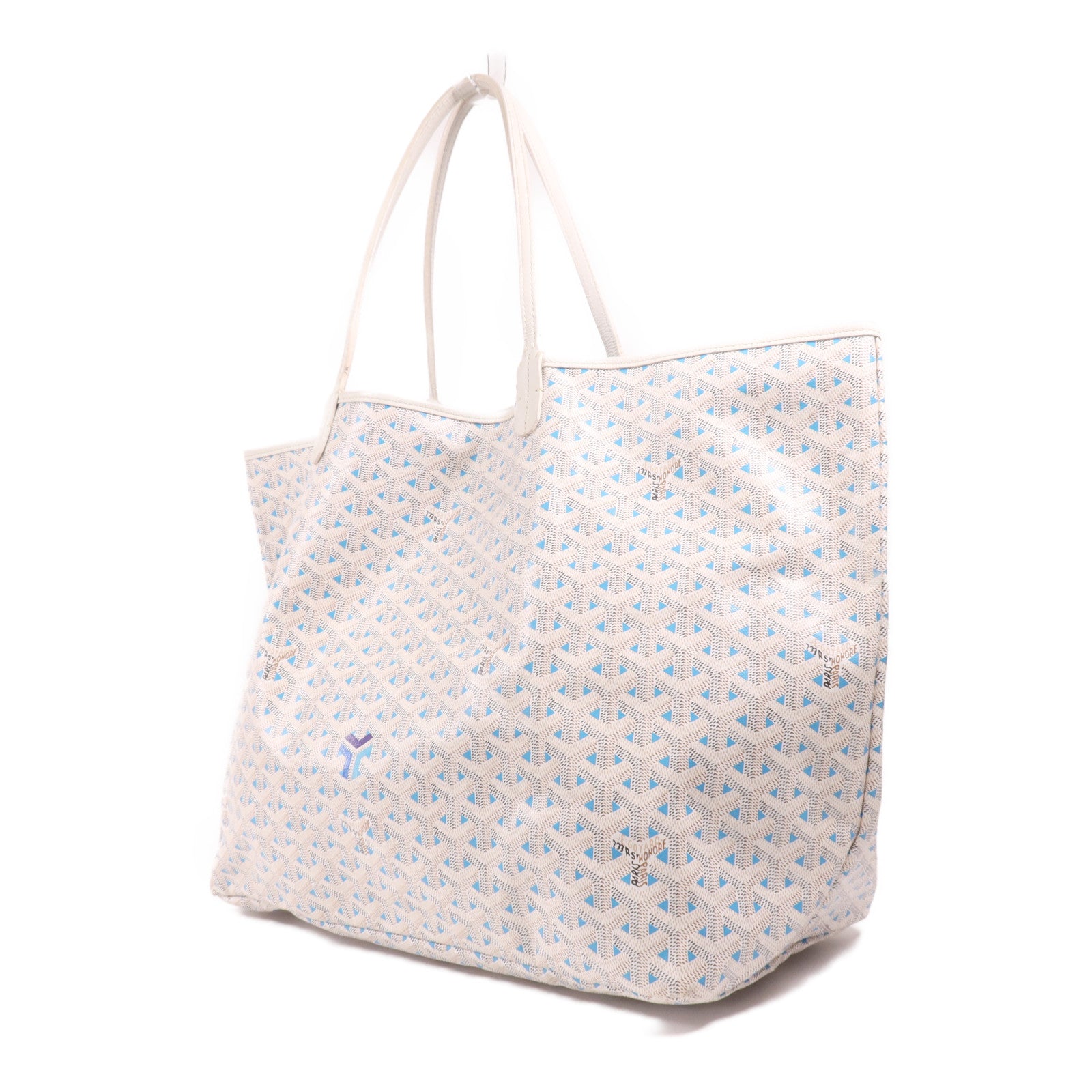 GOYARD 塗層帆布Saint Louis GM銀扣手挽袋