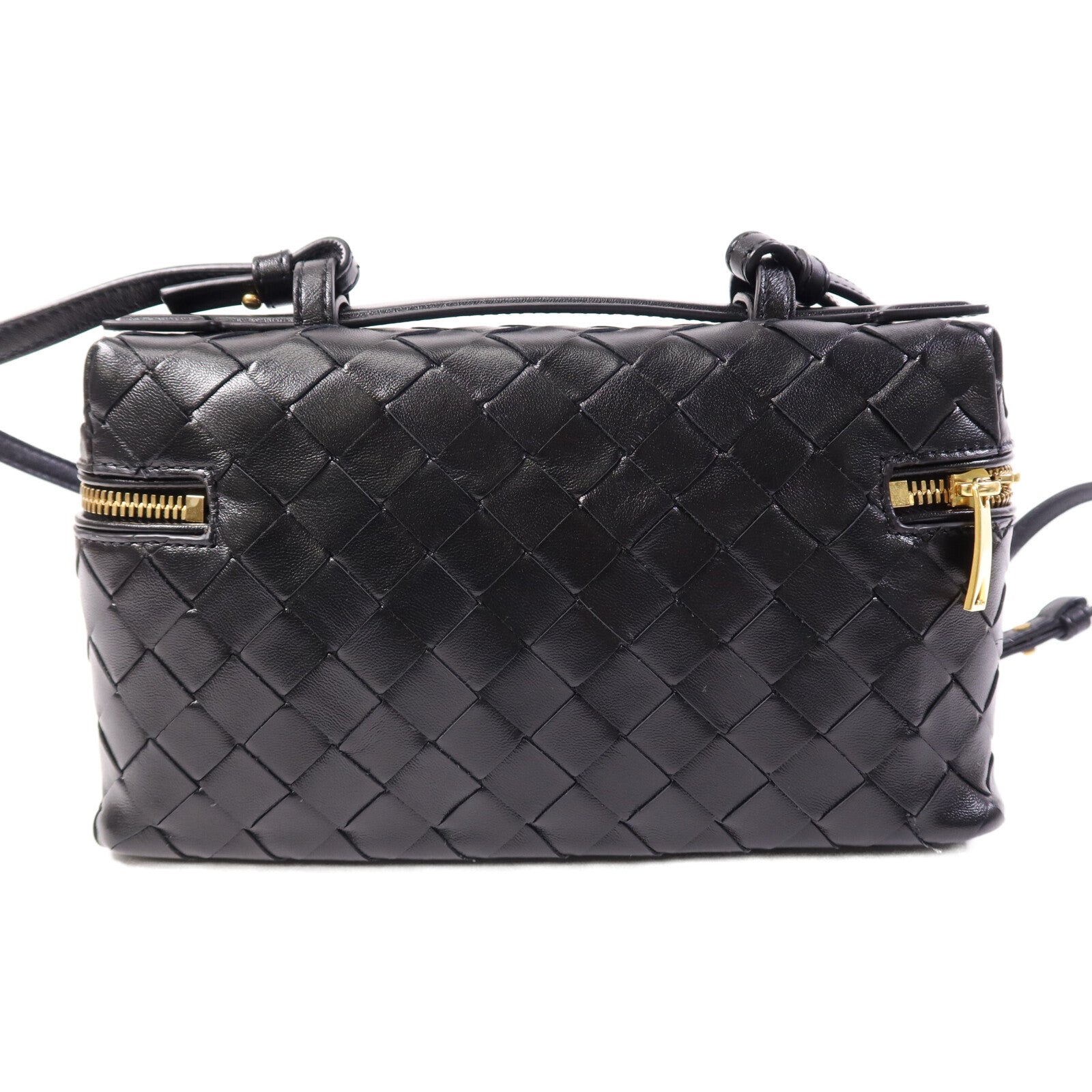 BOTTEGA VENETA 牛皮皮革Bang Bang Vanity Case金扣手挽肩背兩用袋