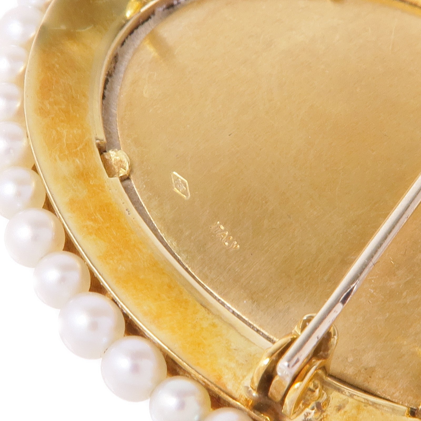 JEWELRY 18K黃金Pearl Brooch胸針