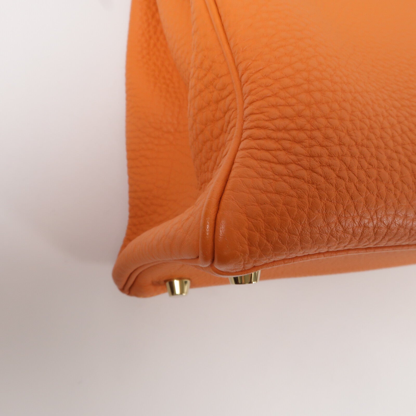 HERMES Togo皮革Kelly 28手挽肩背兩用袋Orange