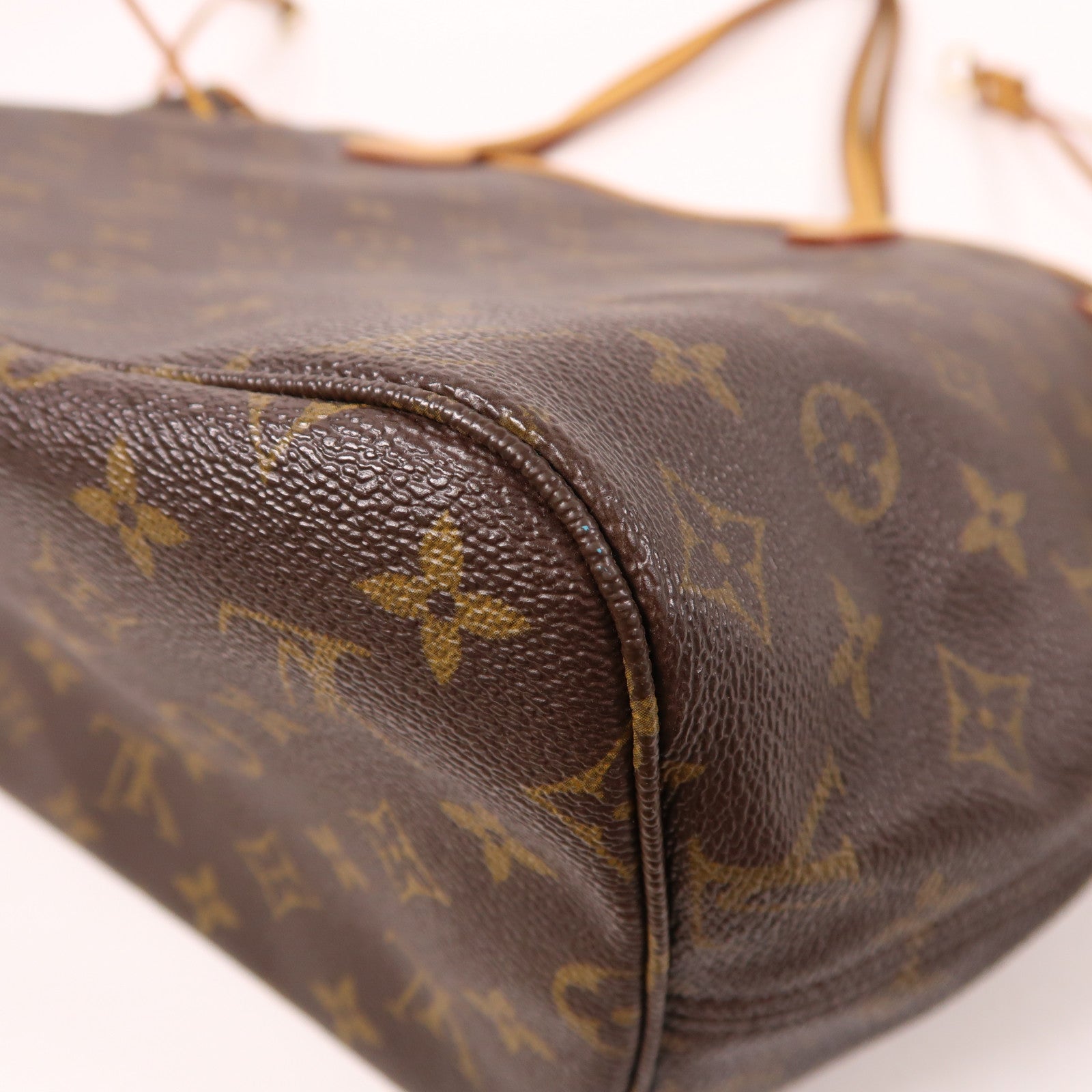 LOUIS VUITTON Monogram Neverfull MM金扣肩背袋