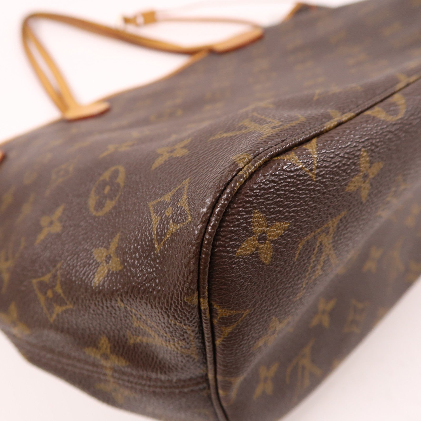 LOUIS VUITTON Monogram Neverfull MM金扣肩背袋